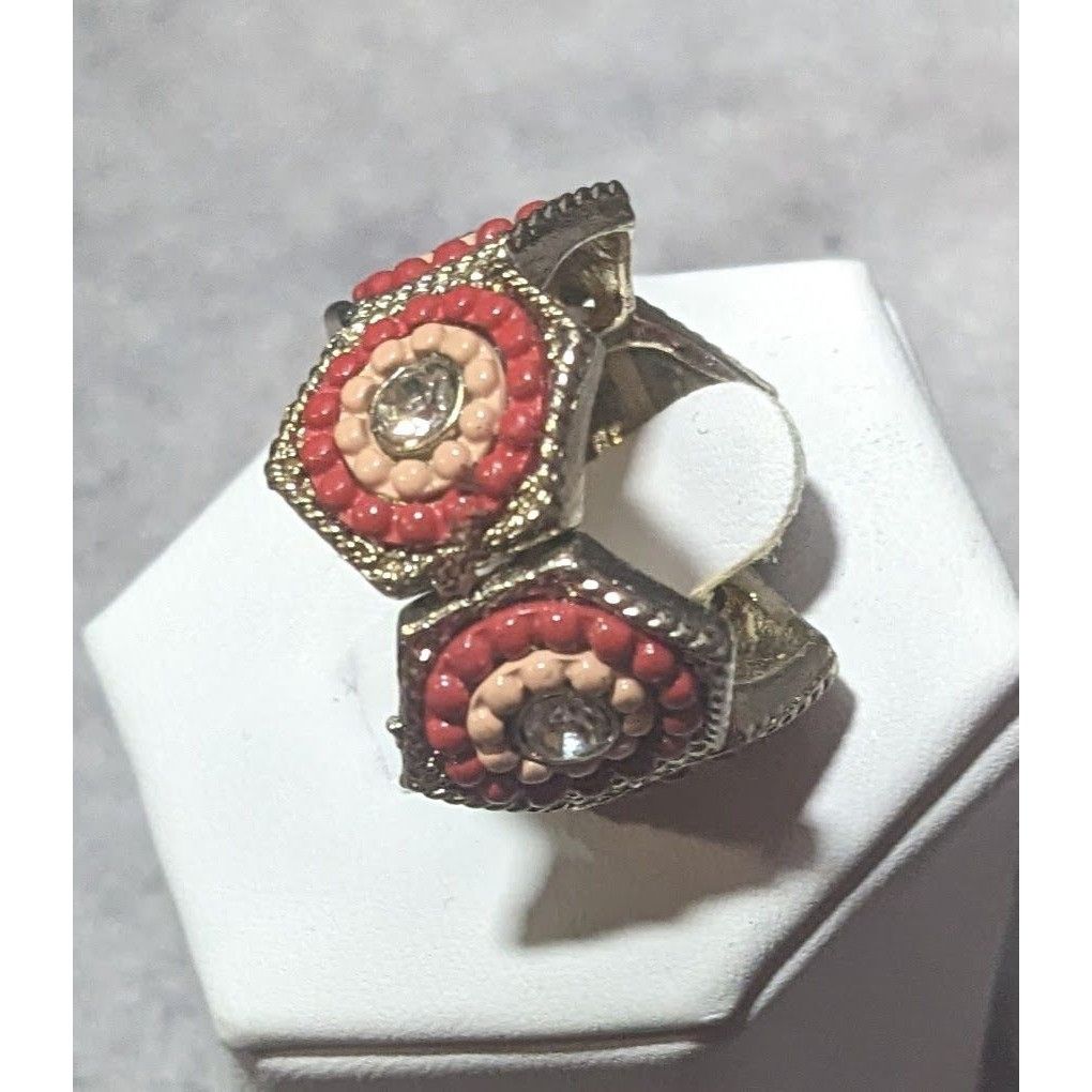 Other Gemmed Bohemian Geometric Stretch Ring Size 7 1/2 Size ONE SIZE - 3 Thumbnail