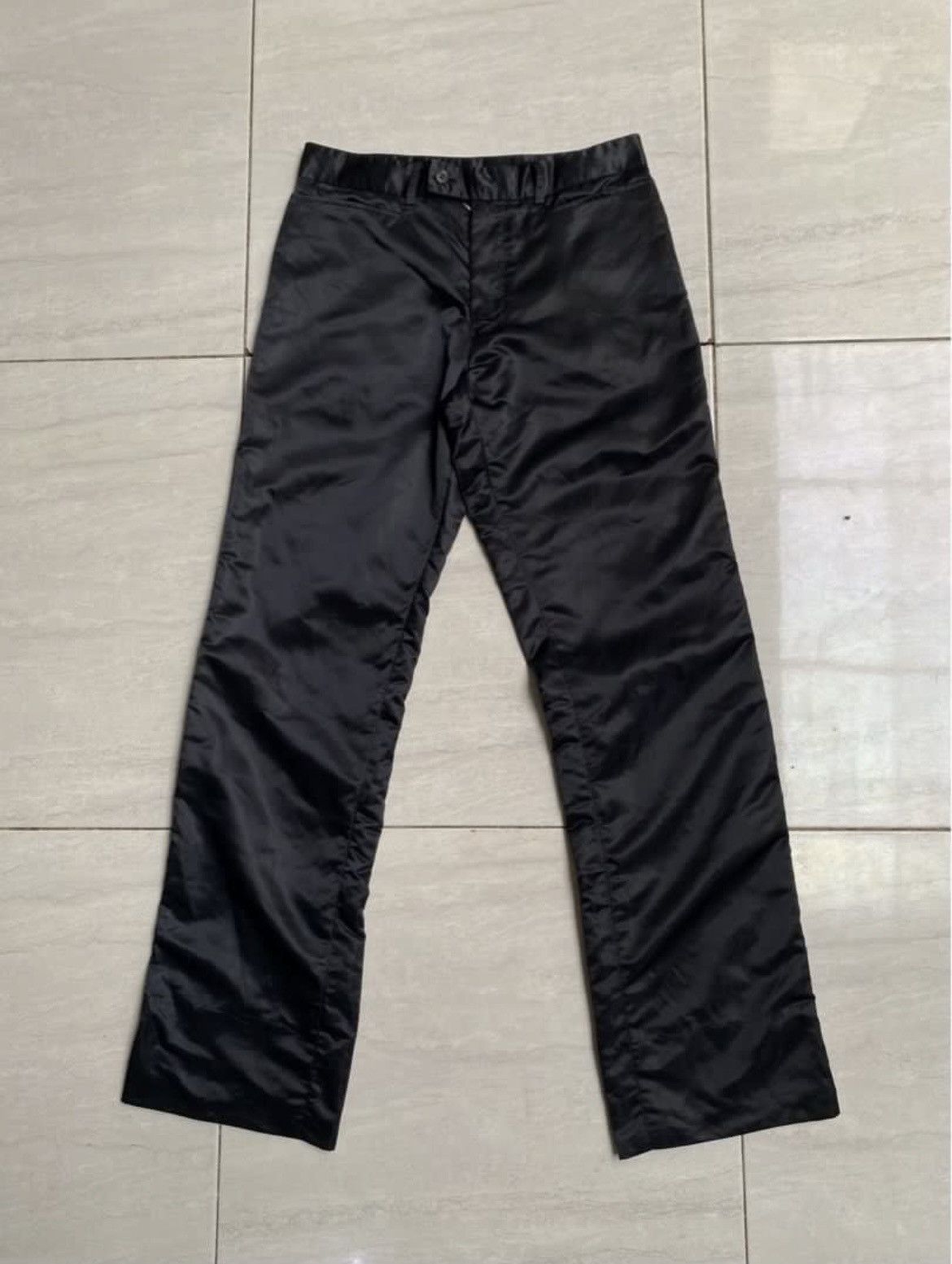 Katharine Hamnett London KATHARINE HAMNET LONDON Black Long Flare Pants Size US 28 / EU 44 - 1 Thumbnail