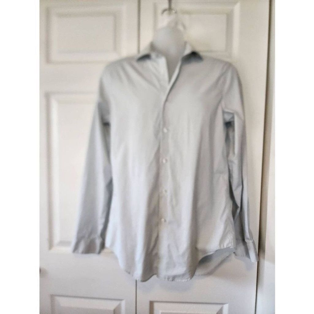 Calvin Klein Calvin Klien Blue Dress Shirt Size US L / EU 52-54 / 3 - 1 Thumbnail