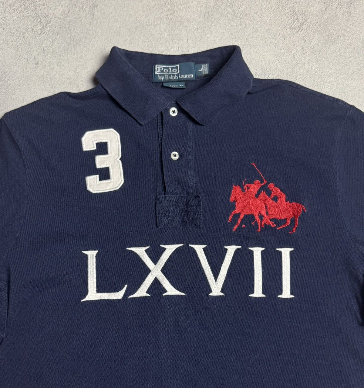 Polo Ralph Lauren LXVII #3 Vintage 90s Big Pony Polo Shirt