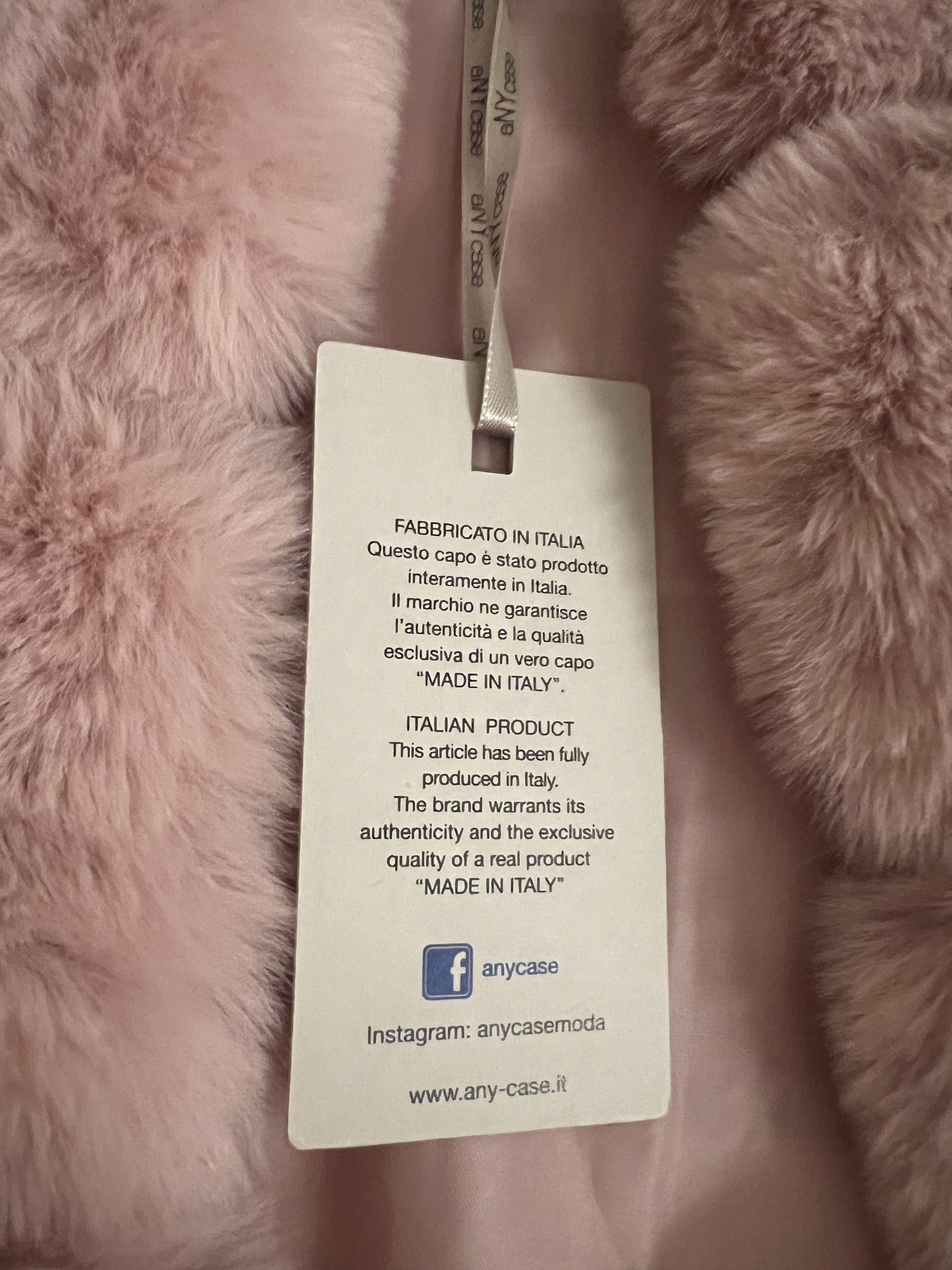 Other Pink Italian Faux Fur Long Vest Size S / US 4 / IT 40 - 3 Thumbnail