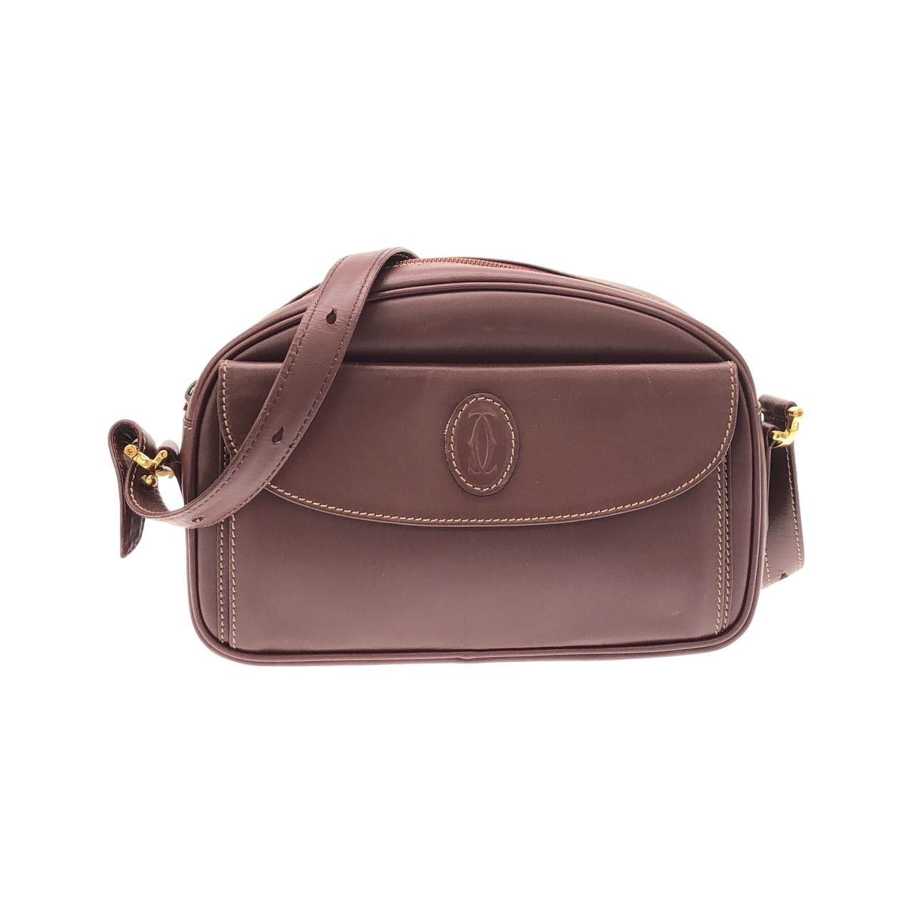Cartier Cartier Cartier Must de Cartier Leather Shoulder Bag Leather Shoulder Bag L1000004 DUTY FREE for USA Size ONE SIZE - 1 Thumbnail