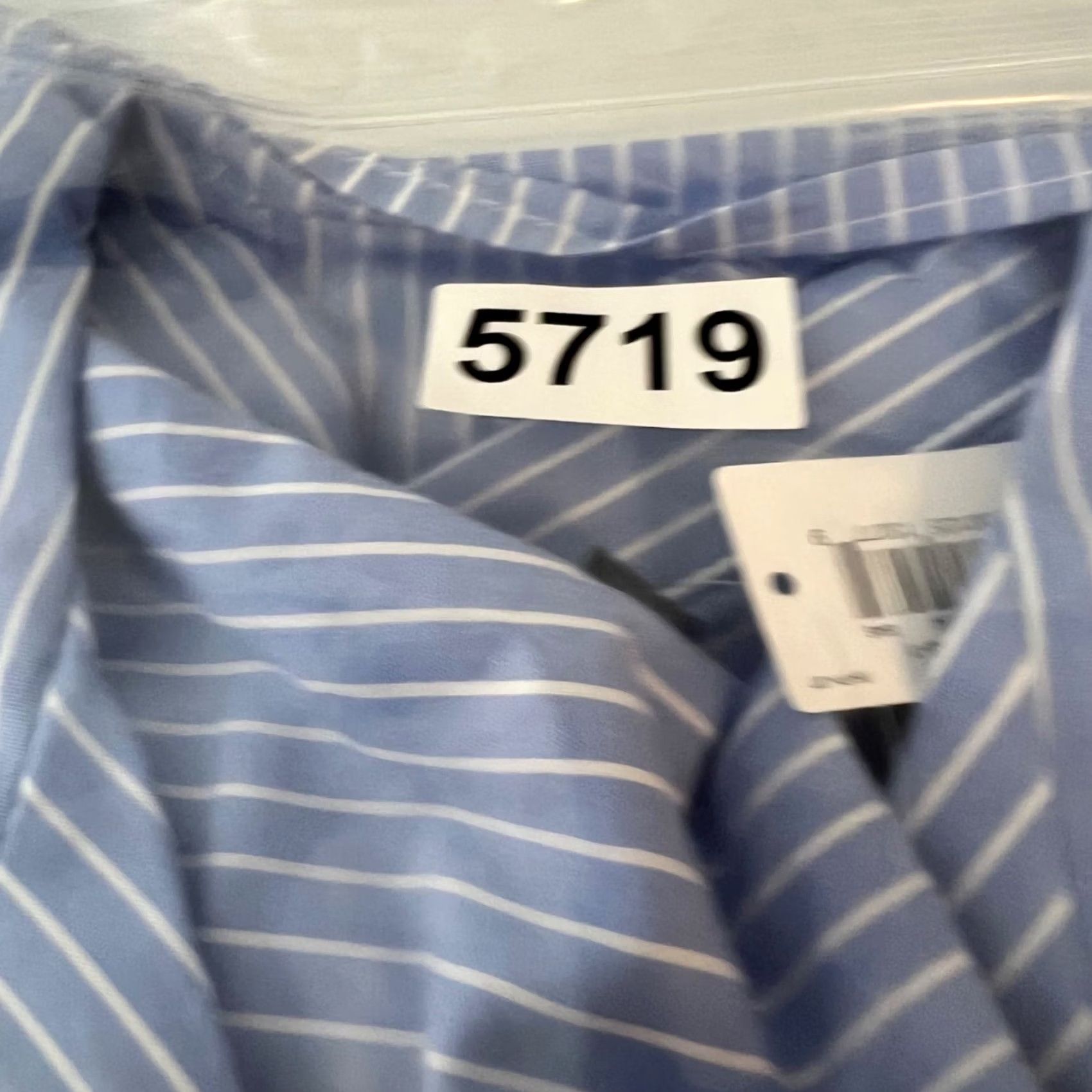 Gap GapBody Pajama Shirt Womens XL Blue White Striped 100% Cotton NEW! Size XL / US 12-14 / IT 48-50 - 8 Thumbnail