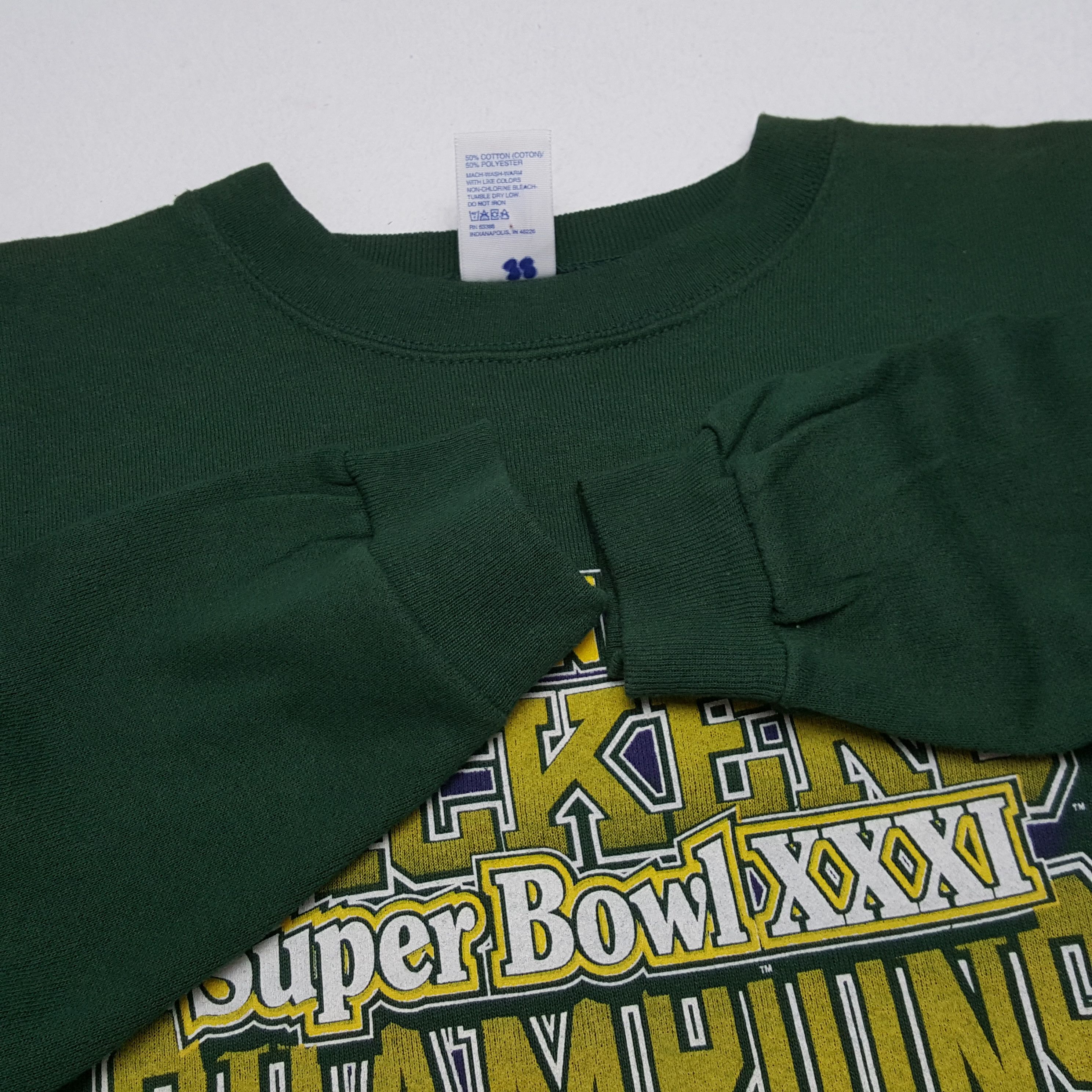 Logo 7 × NFL × Vintage GREEN BAY PACKERS NFL Team Vintage Sweatshirt Size US S / EU 44-46 / 1 - 8 Thumbnail