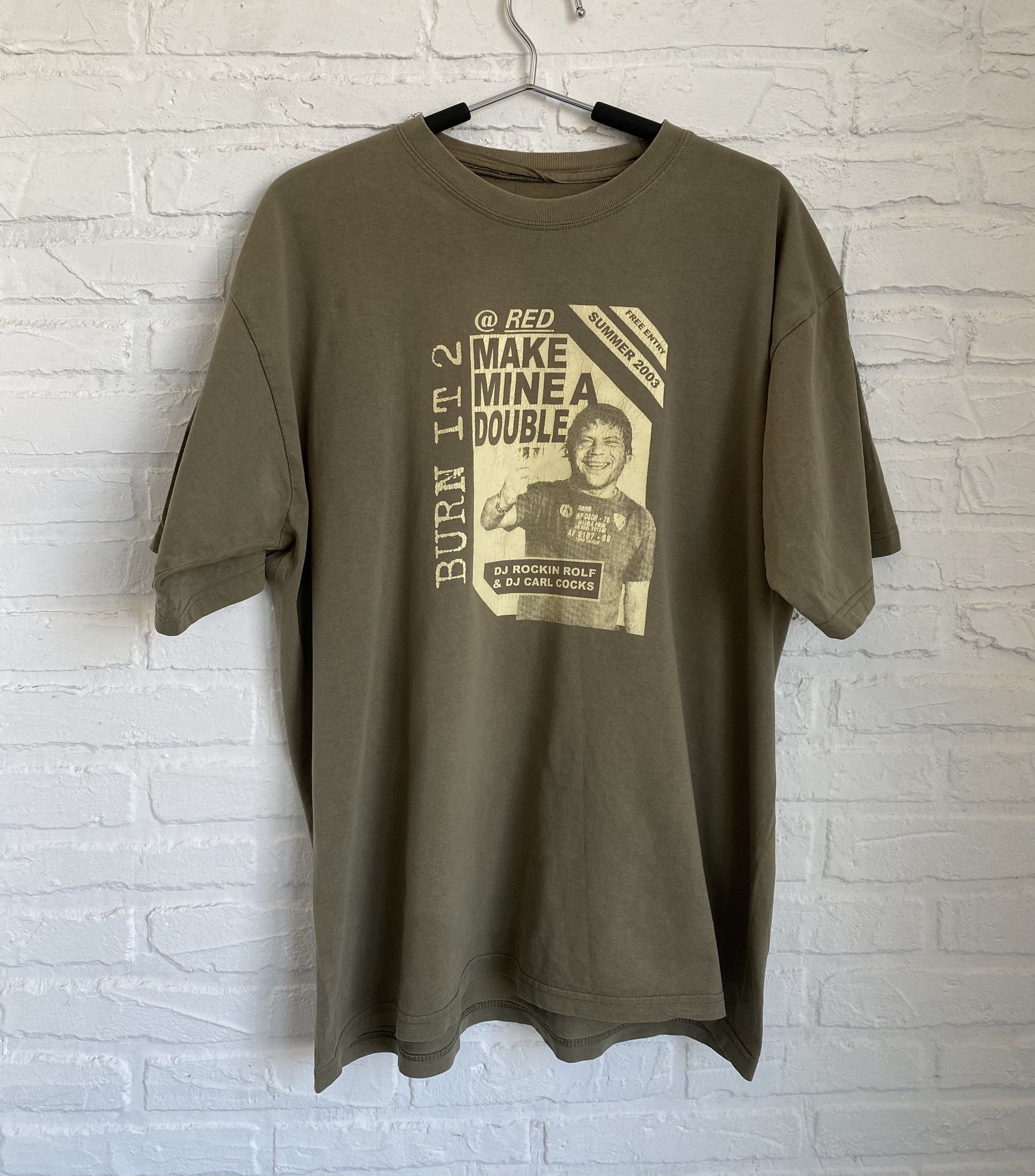 Band Tees × Vintage Vintage 2003 Dj Rockin Rolf & dj carl cox t-shirt Size US L / EU 52-54 / 3 - 1 Thumbnail