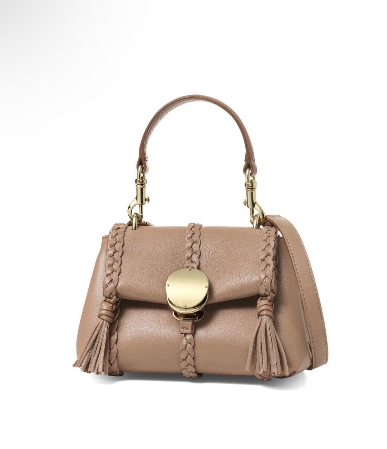 Chloe Chloe Elegant Tan Leather Handbag Size ONE SIZE - 1 Thumbnail
