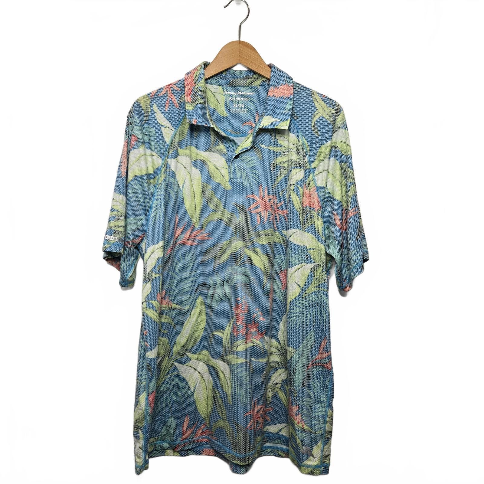 Tommy Bahama Tommy Bahama Men's Polo Size Extra Large Island Zone Casual Size US XL / EU 56 / 4 - 1 Thumbnail