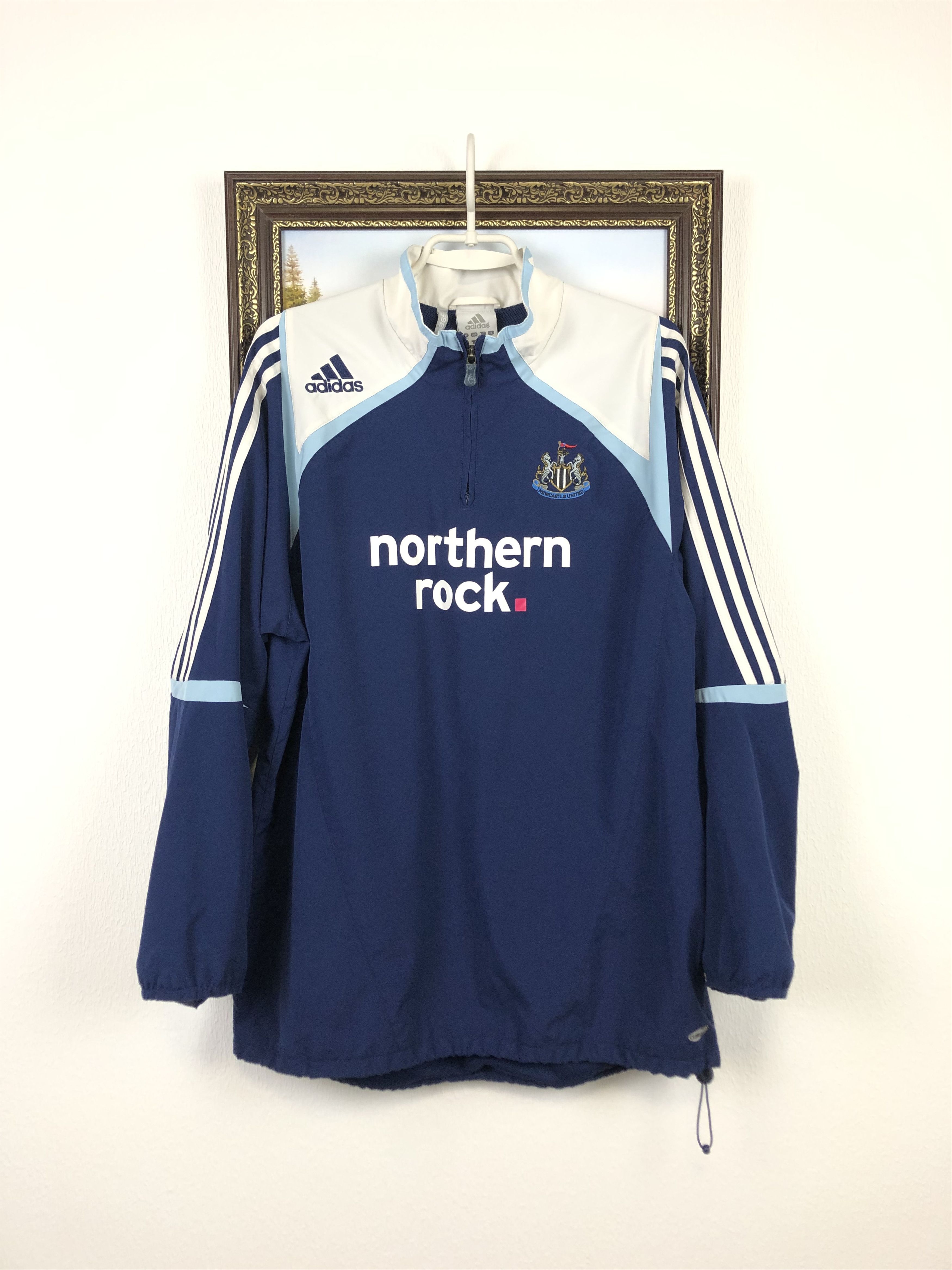 Adidas Newcastle United Vintage Football Sweatshirt Jacket Rare Size US M / EU 48-50 / 2 - 1 Thumbnail
