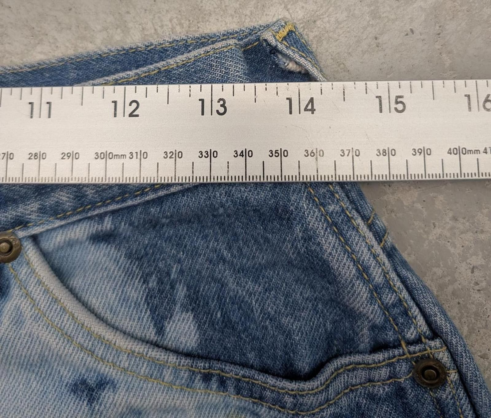 Lee Vintage Lee Riders 1 of 1 Handprint Blue Denim Jeans Size US 28 / EU 44 - 7 Thumbnail
