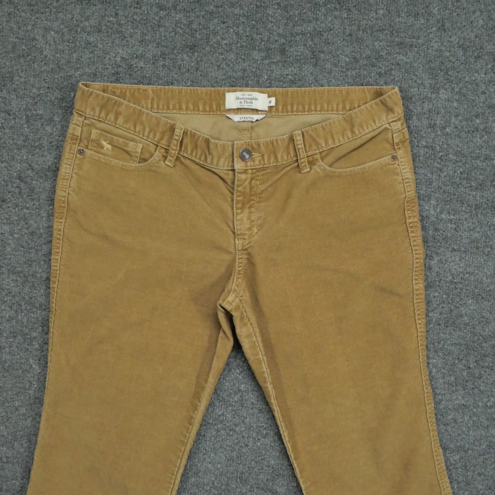Abercrombie & Fitch Abercrombie & Fitch Pants Womens 8 Brown Corduroy Bootcut Stretch 34x32 Size 24" / US 00 / IT 34 - 2 Thumbnail