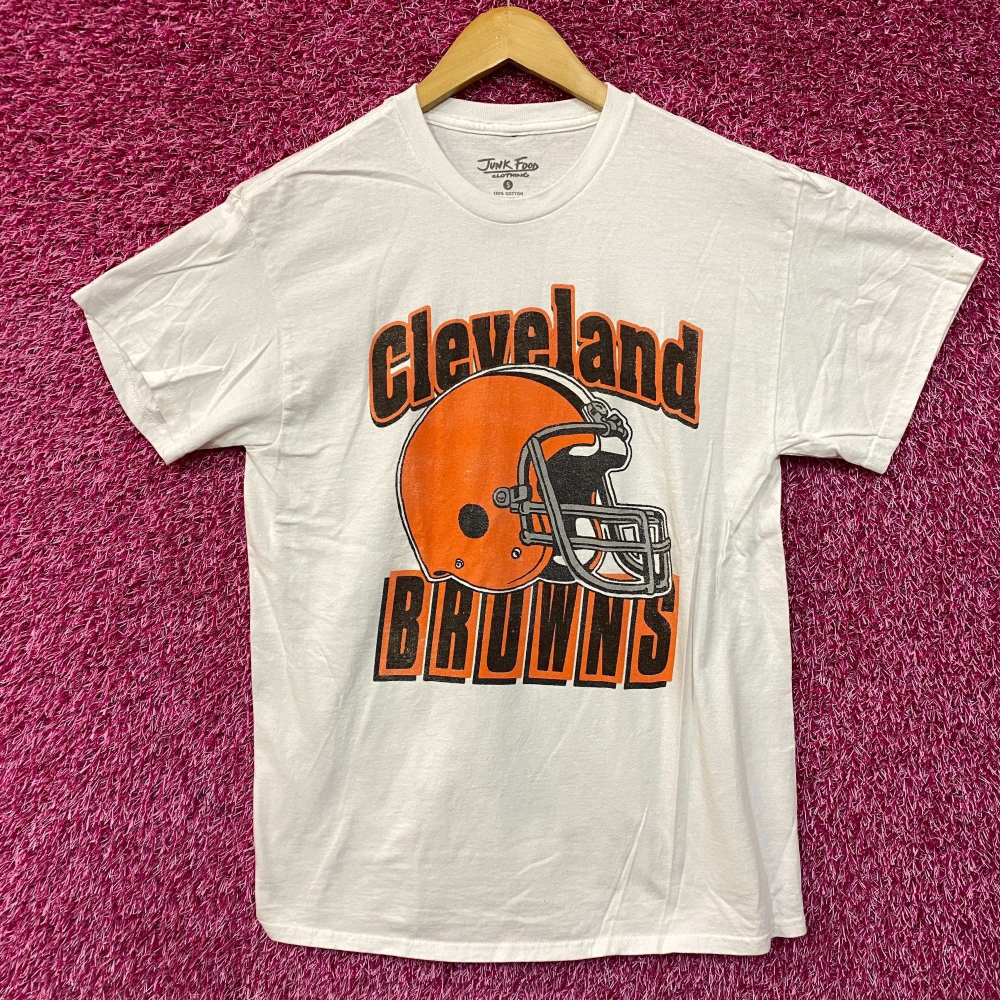 Junk Food Junk Food Clothing NFL Cleveland Browns Throwback Helmet T-S Size US S / EU 44-46 / 1 - 1 Thumbnail