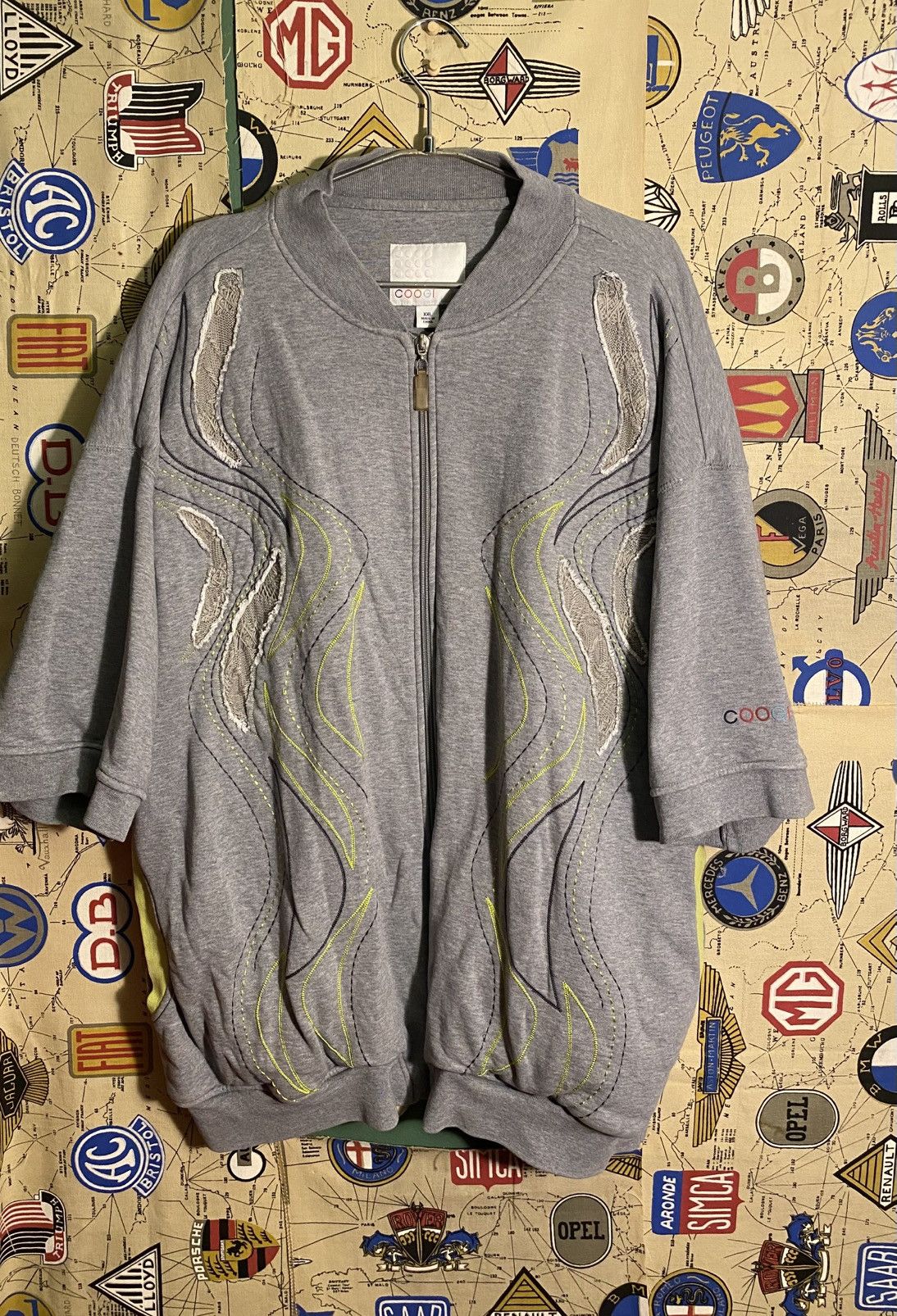 Coogi Coogi Half Zip Short Sleeve Sweater Size US XXL / EU 58 / 5 - 2 Thumbnail