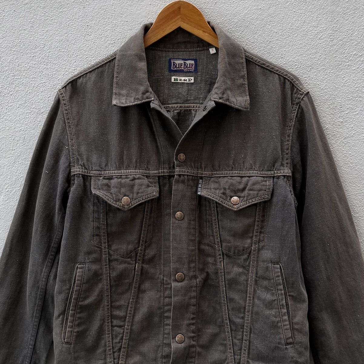 Blue Blue Japan Vintage Blue Blue Japan Denim Trucker Jacket Size US L / EU 52-54 / 3 - 5 Thumbnail