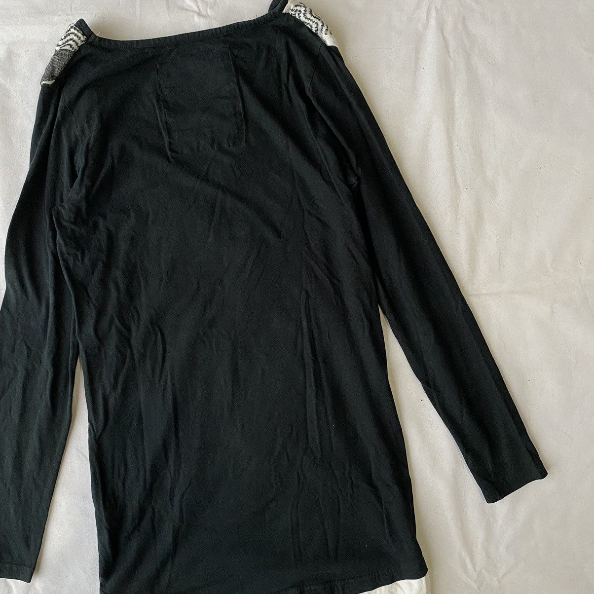 Japanese Brand × Vintage × Von Dutch Vintage Von Dutch Skull Scarf Double Layer Long Sleeve Tees Size US M / EU 48-50 / 2 - 10 Thumbnail