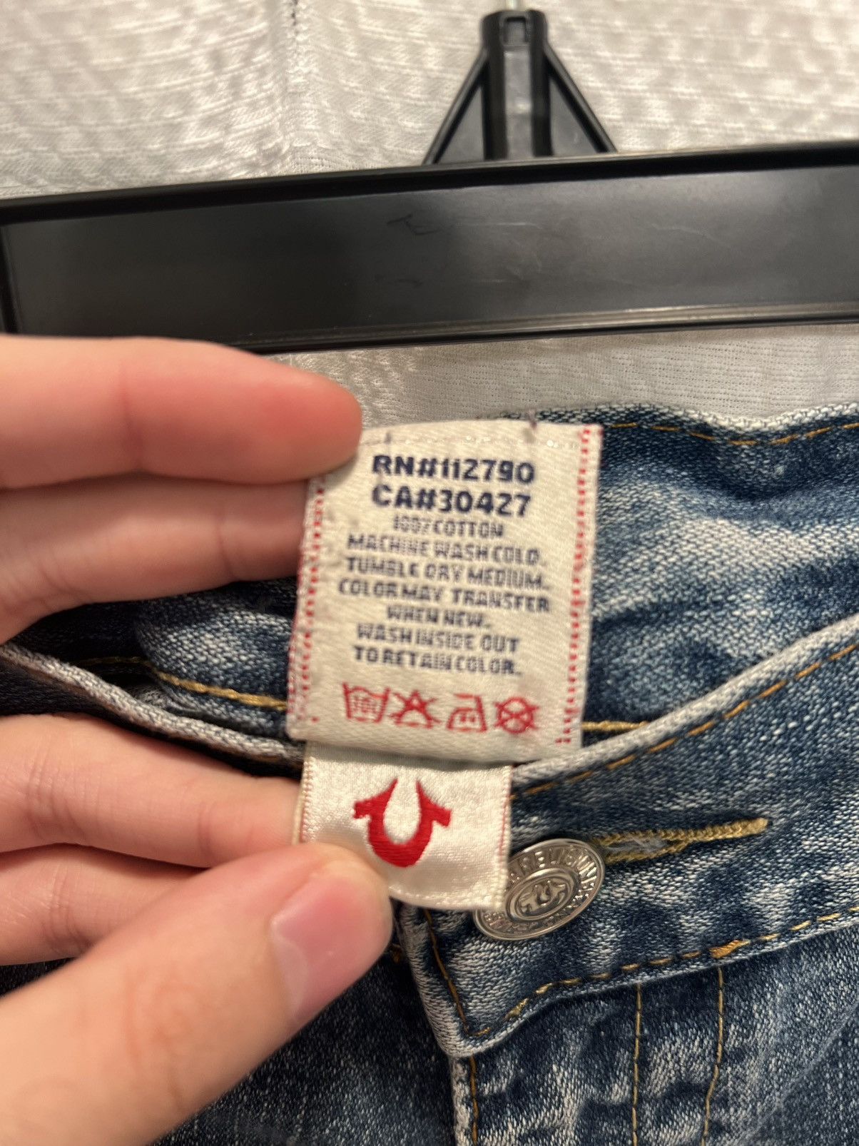 True Religion True Religion Embroidered Back Pocket Jeans Size US 38 / EU 54 - 11 Thumbnail