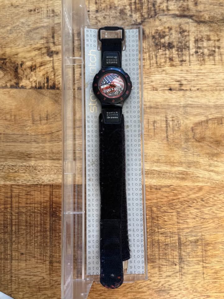 Swatch Swatch American Spirit SHB100 1998 Access Ski Pass Size ONE SIZE - 2 Thumbnail