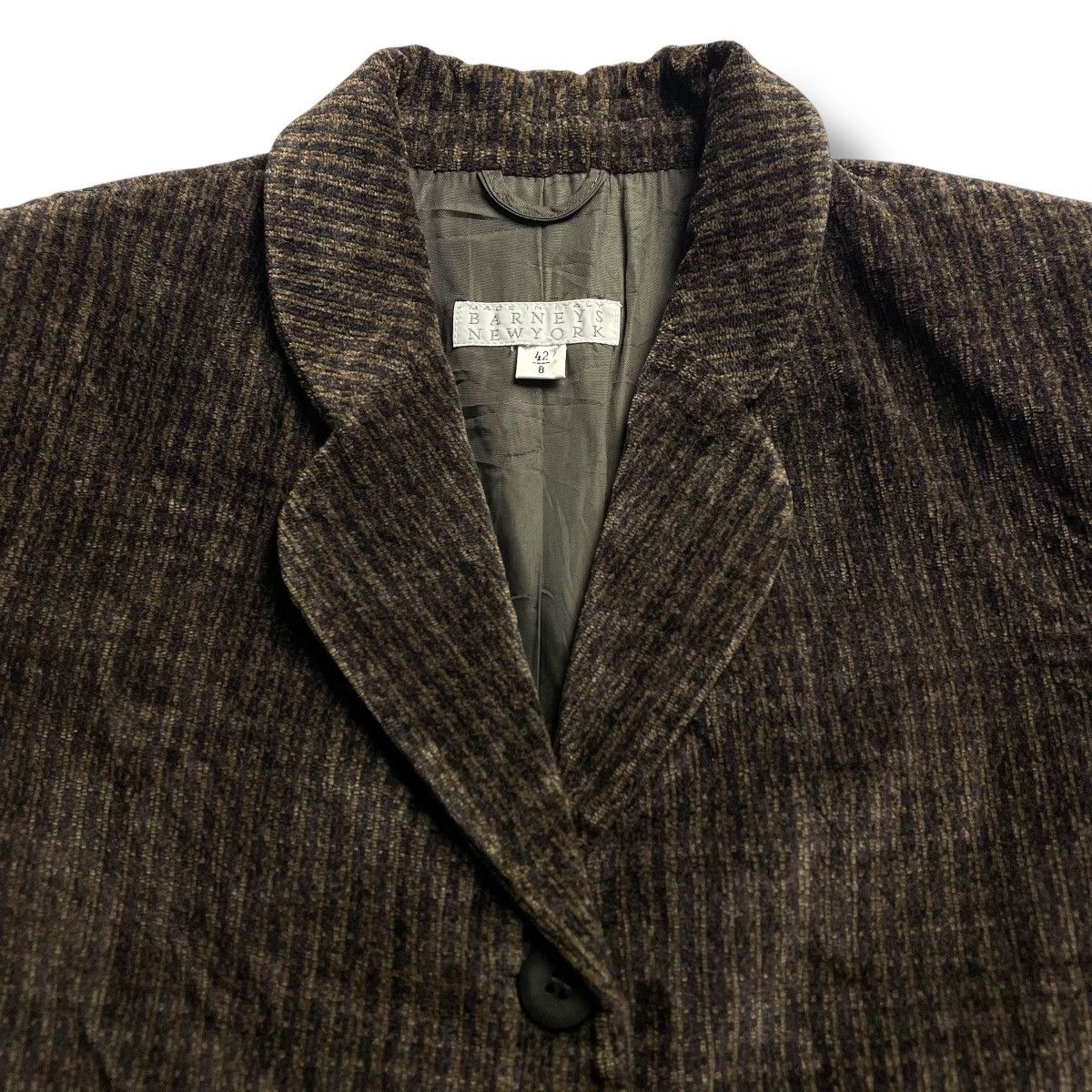 Barneys New York BARNES NEW YORK CORDUROY BLAZER COAT JACKET Size US M / EU 48-50 / 2 - 5 Thumbnail