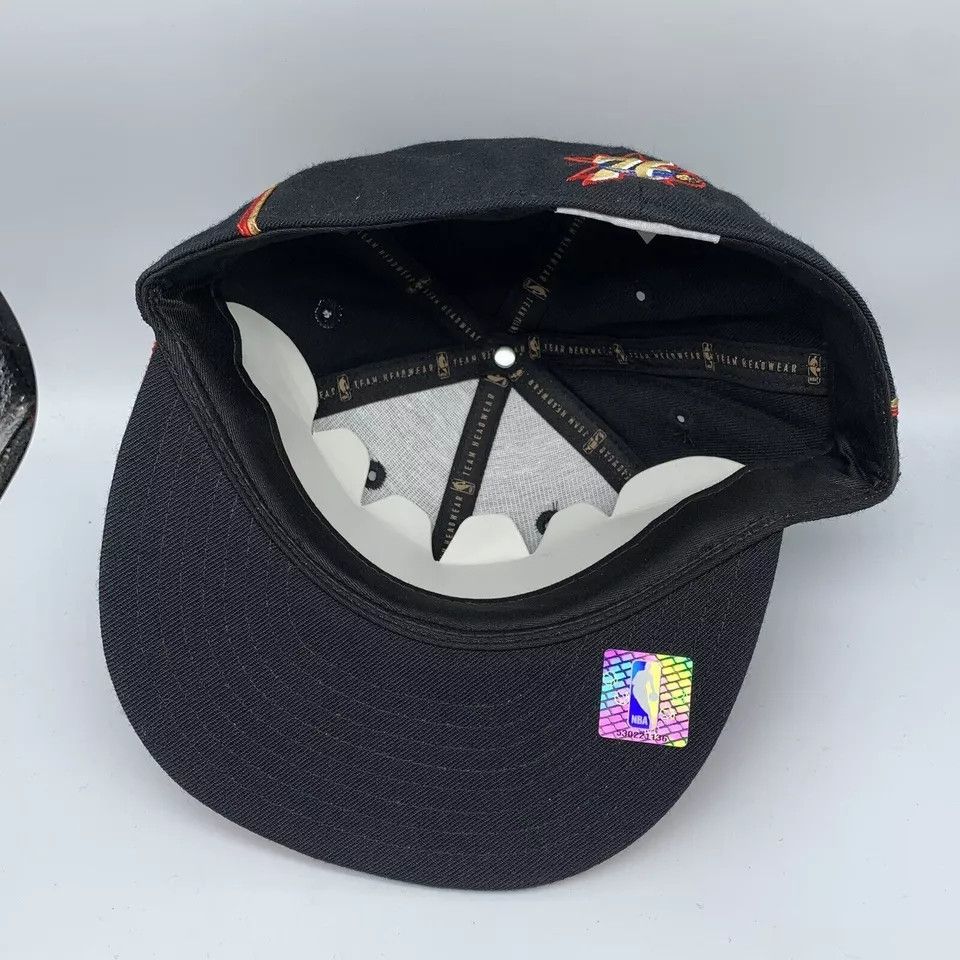 NBA Vintage Philadelphia 76ers Size 6 3/4 NBA Hat Fitted Cap Size ONE SIZE - 5 Thumbnail