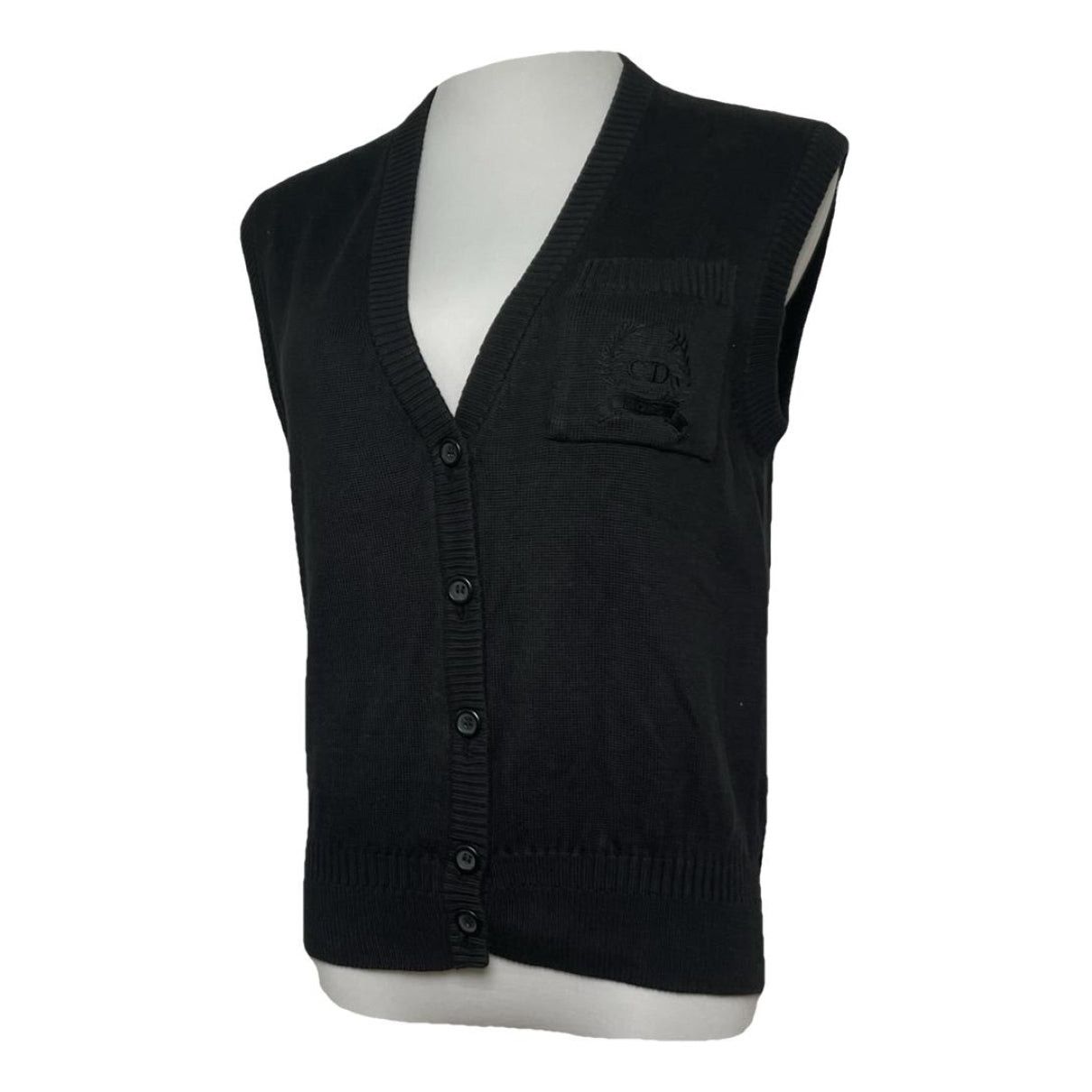 Dior J'adore Black Cotton Top Size M / US 6-8 / IT 42-44 - 1 Thumbnail