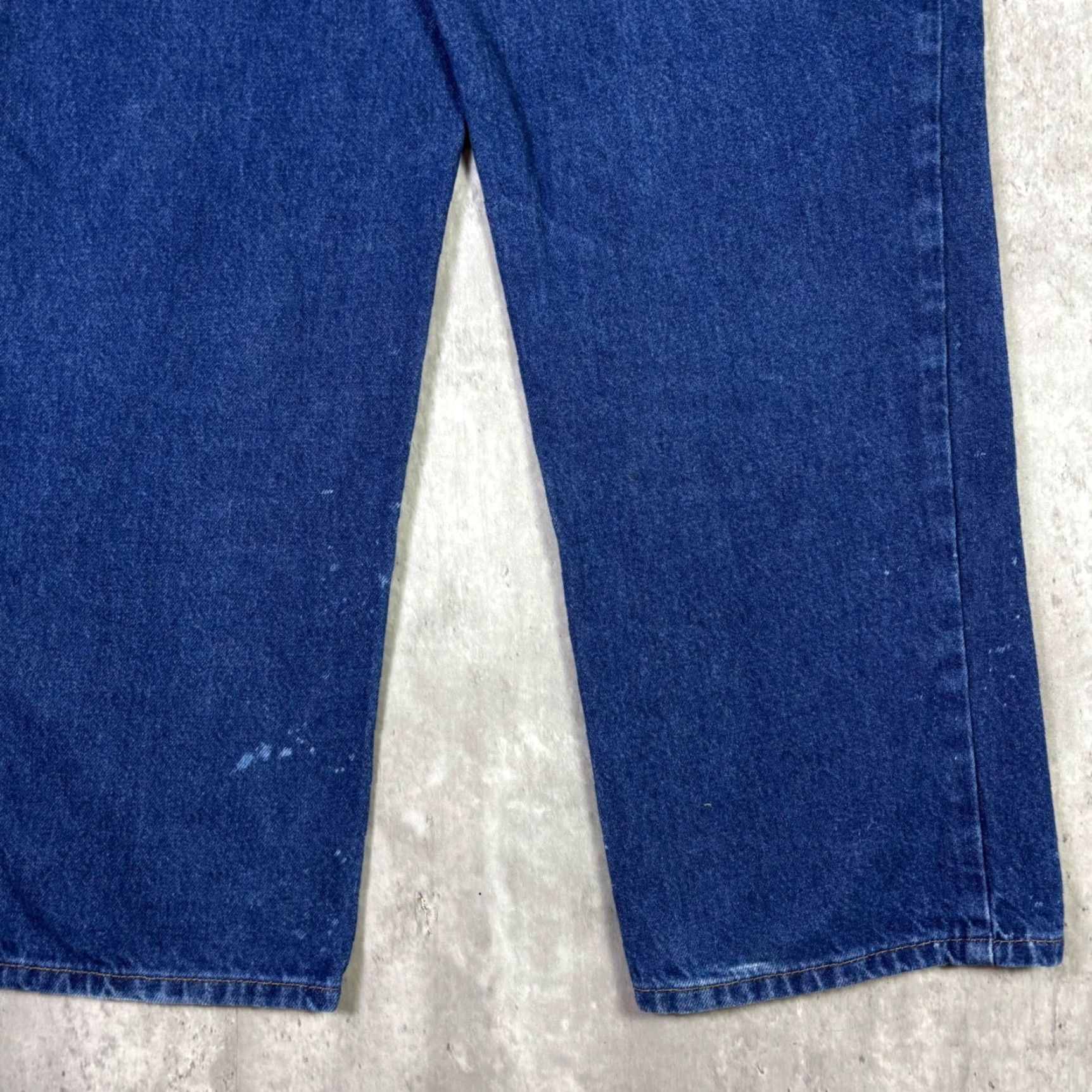 Carhartt Carhartt Jeans Relaxed Fit Mens 36x30 Dark Blue Denim 5-Pocket Work Pants 381-83 Size US 36 / EU 52 - 7 Thumbnail