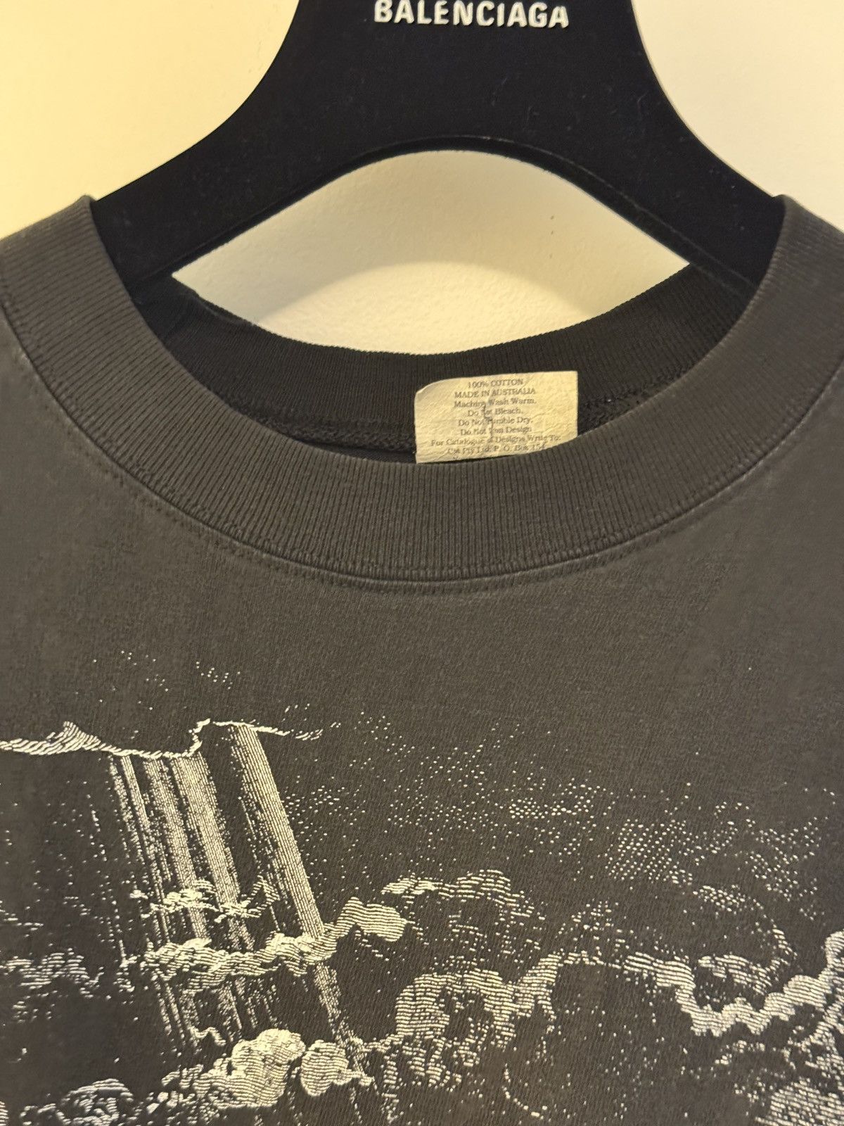 Vintage *RARE* 90s VINTAGE GUSTAVE DORE ART TEE GOD JESUS BIBLE TEE Size US XL / EU 56 / 4 - 4 Thumbnail