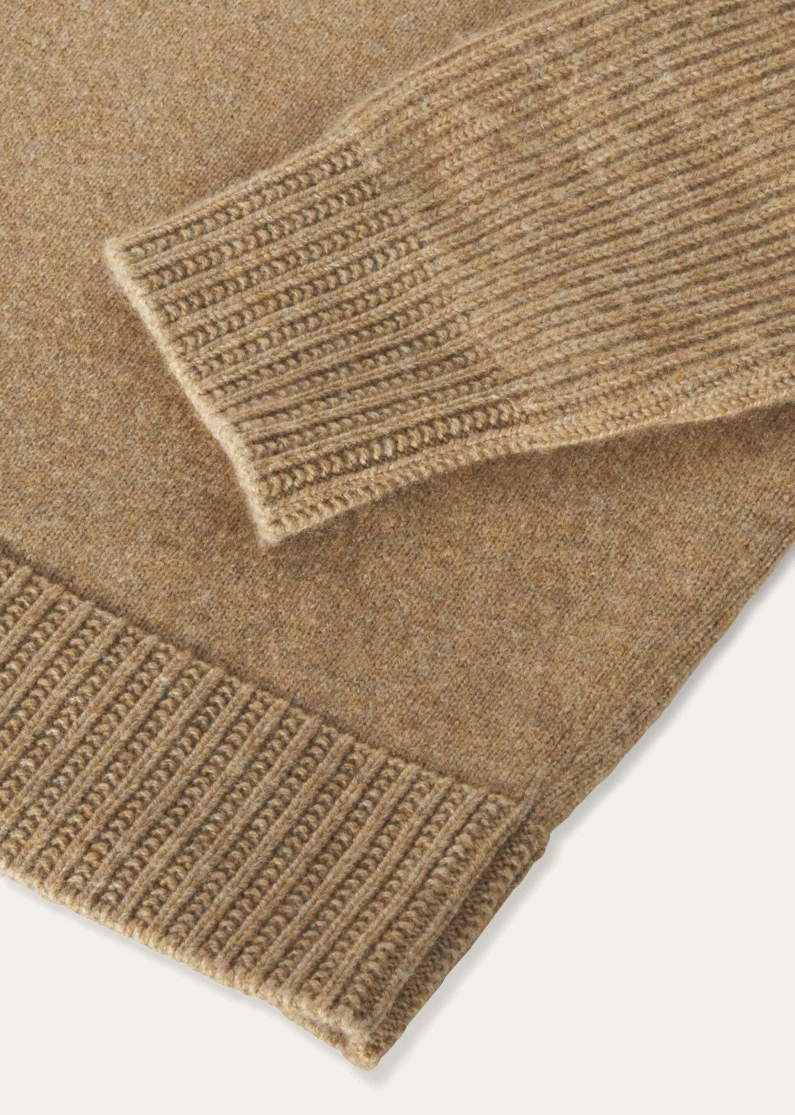 Loro Piana o1srvl11e1224 Dolcevita Casual Poloneck Sweater in Camel Size US XL / EU 56 / 4 - 3 Thumbnail
