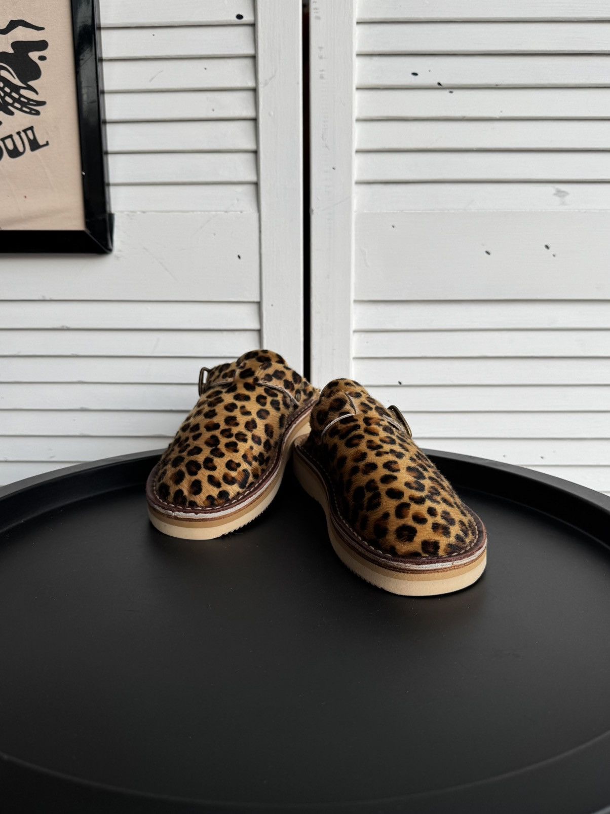 Fracap YMC X FRACAP Calfskin Pony Hair Mules - Leopard Print Size US 6 / IT 36 - 3 Thumbnail
