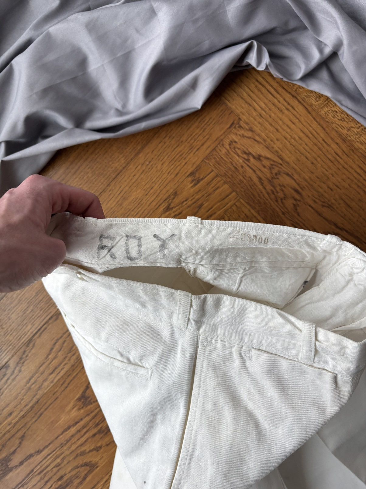 Vintage 1950s Trousers WW2 Vintage Military Dress Pants RCN Navy Uni Size US 27 - 8 Thumbnail