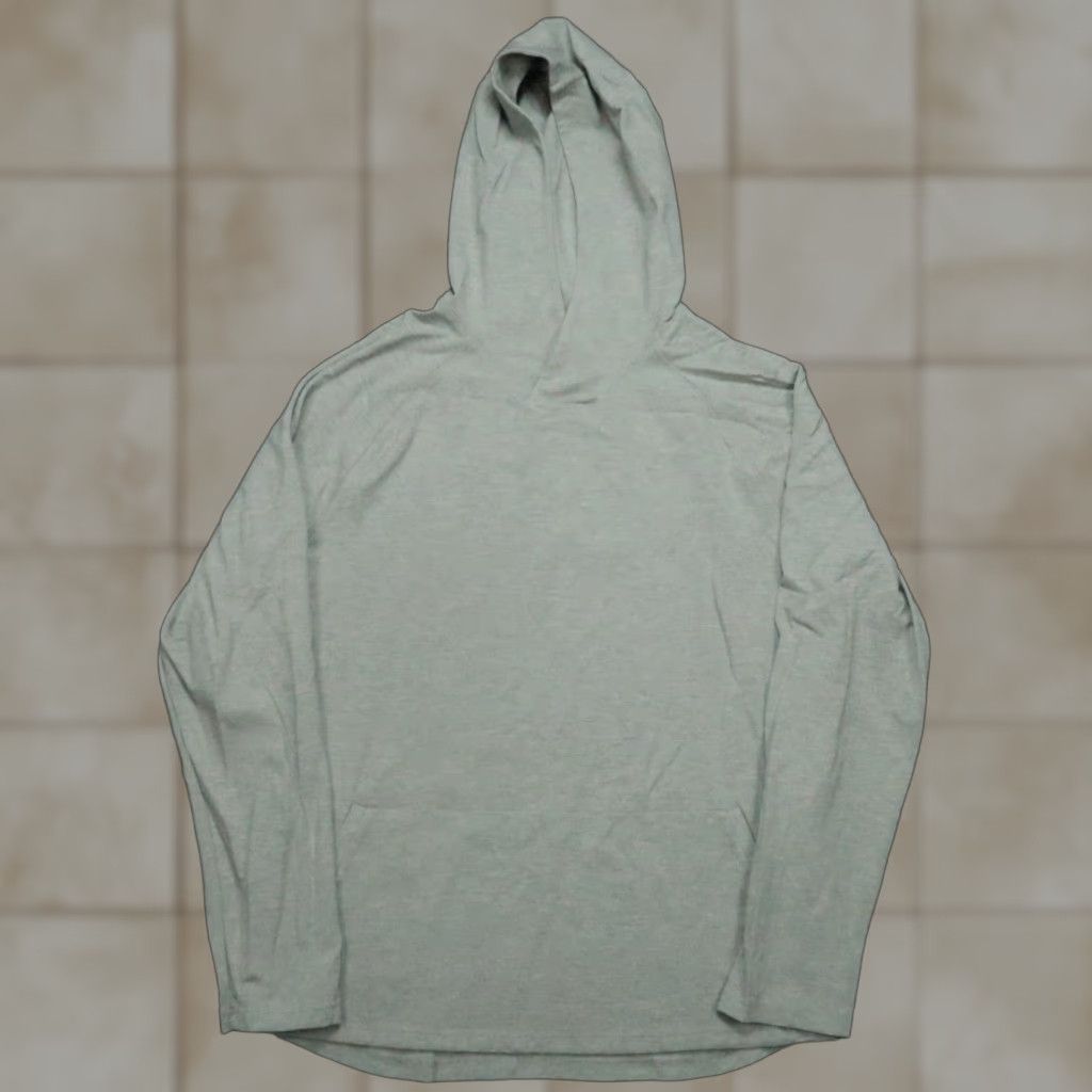 Mizzen+Main Mizzen Main Hoodie Mens Medium Gray Lightweight Hooded Preppy Stretch Hoodie Men M Gray Lightweight Stretch Pullover Hooded Casual Activewear Size US M / EU 48-50 / 2 - 1 Thumbnail