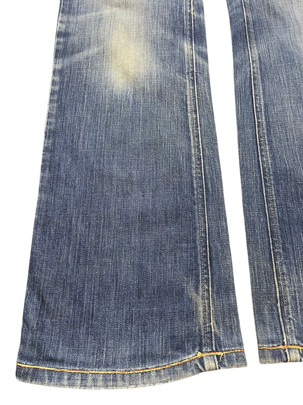 Diesel Vintage Diesel Industry Faded Wash Style Wide Leg Jeans Size US 30 / EU 46 - 7 Thumbnail
