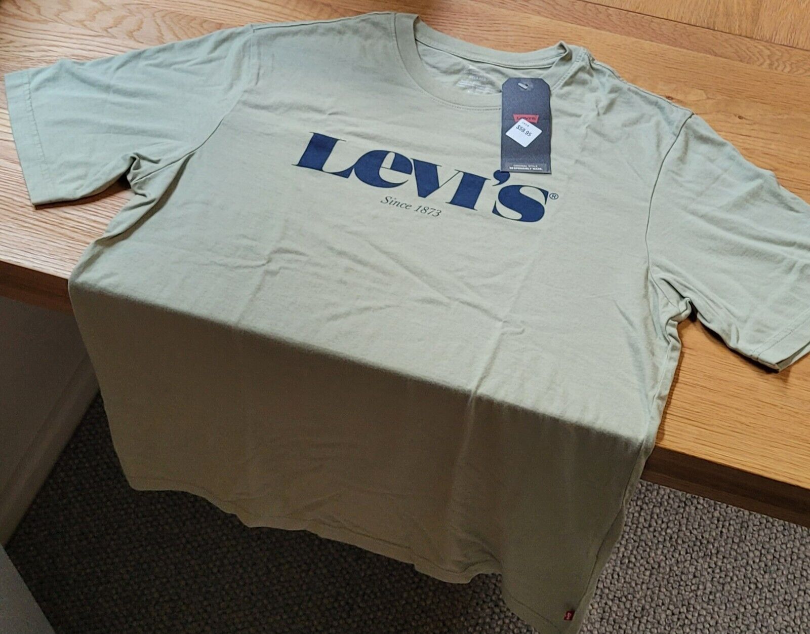 Levi's LEVIS TSHIRT - BRAND NEW TEE - DEADSTOCK WITH TAGS Size US S / EU 44-46 / 1 - 3 Thumbnail