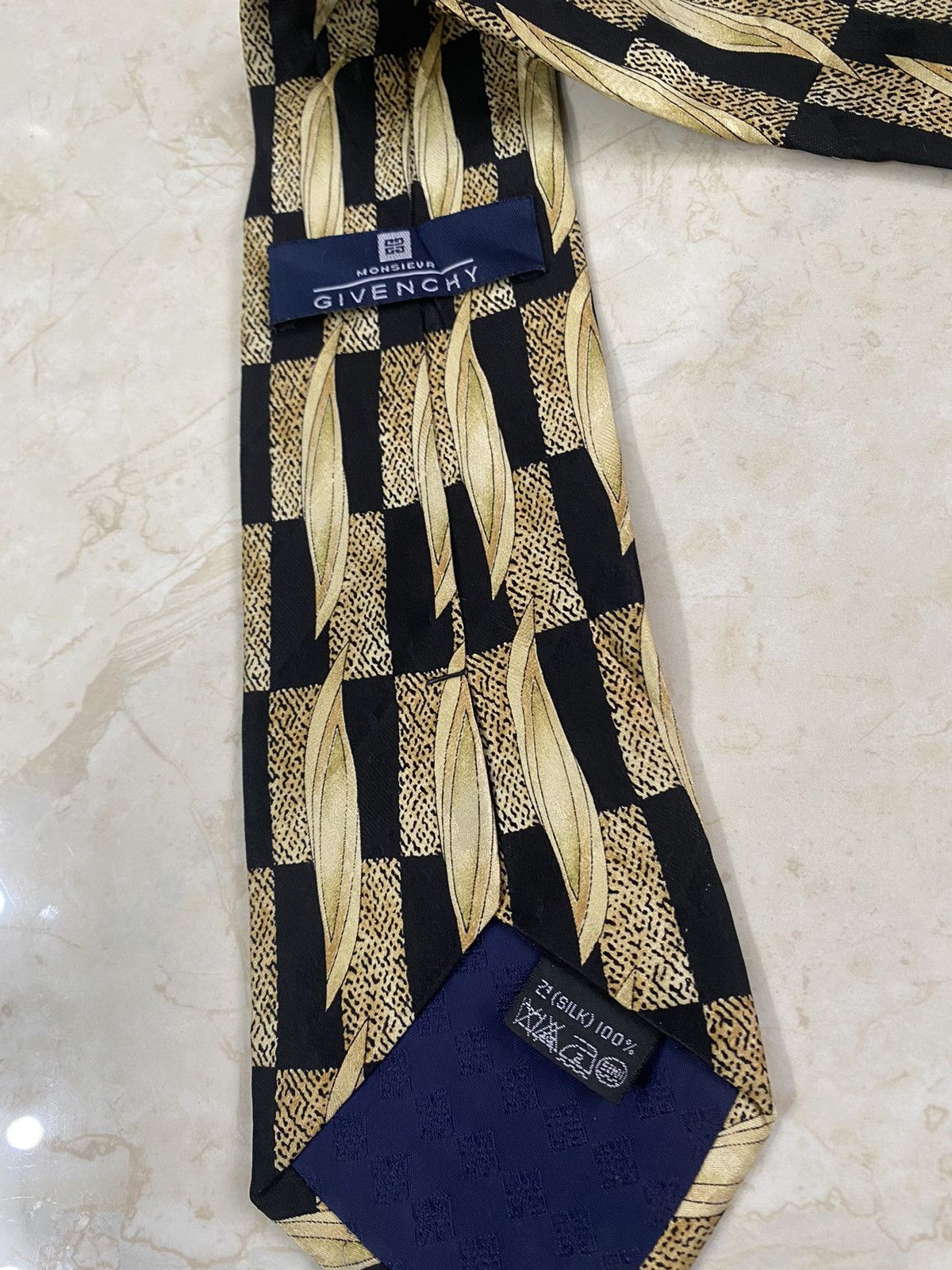 Givenchy × Vintage 💥VINTAGE Monsieur de GIVENCHY neck tie silk ties Size ONE SIZE - 3 Thumbnail