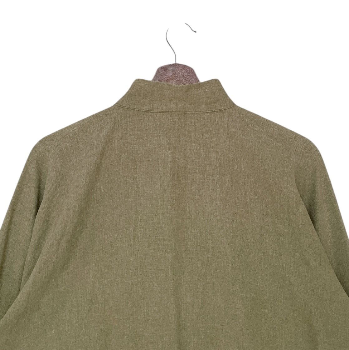 Vintage Vintage Japanese Brand Kung-Fu Linen Shirt 1990s Size US M / EU 48-50 / 2 - 8 Thumbnail