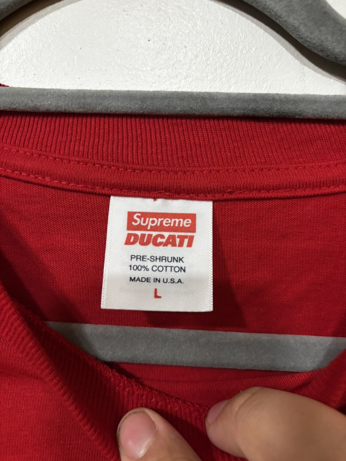 Ducati × Supreme Supreme Ducati Logos Tee Size US L / EU 52-54 / 3 - 3 Thumbnail