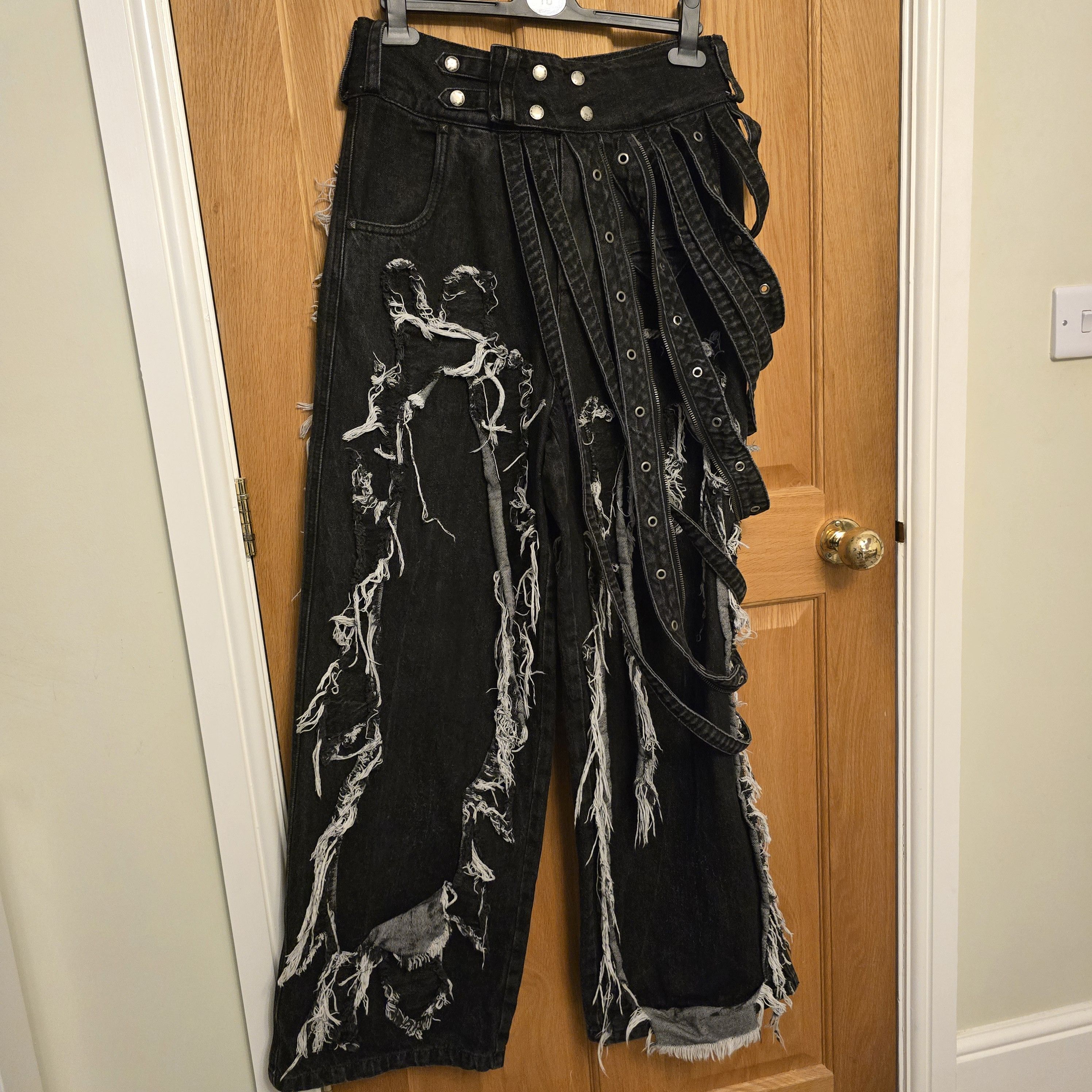 Other FLYERRER Men's Black and Grey Jeans Size US 32 / EU 48 - 1 Thumbnail