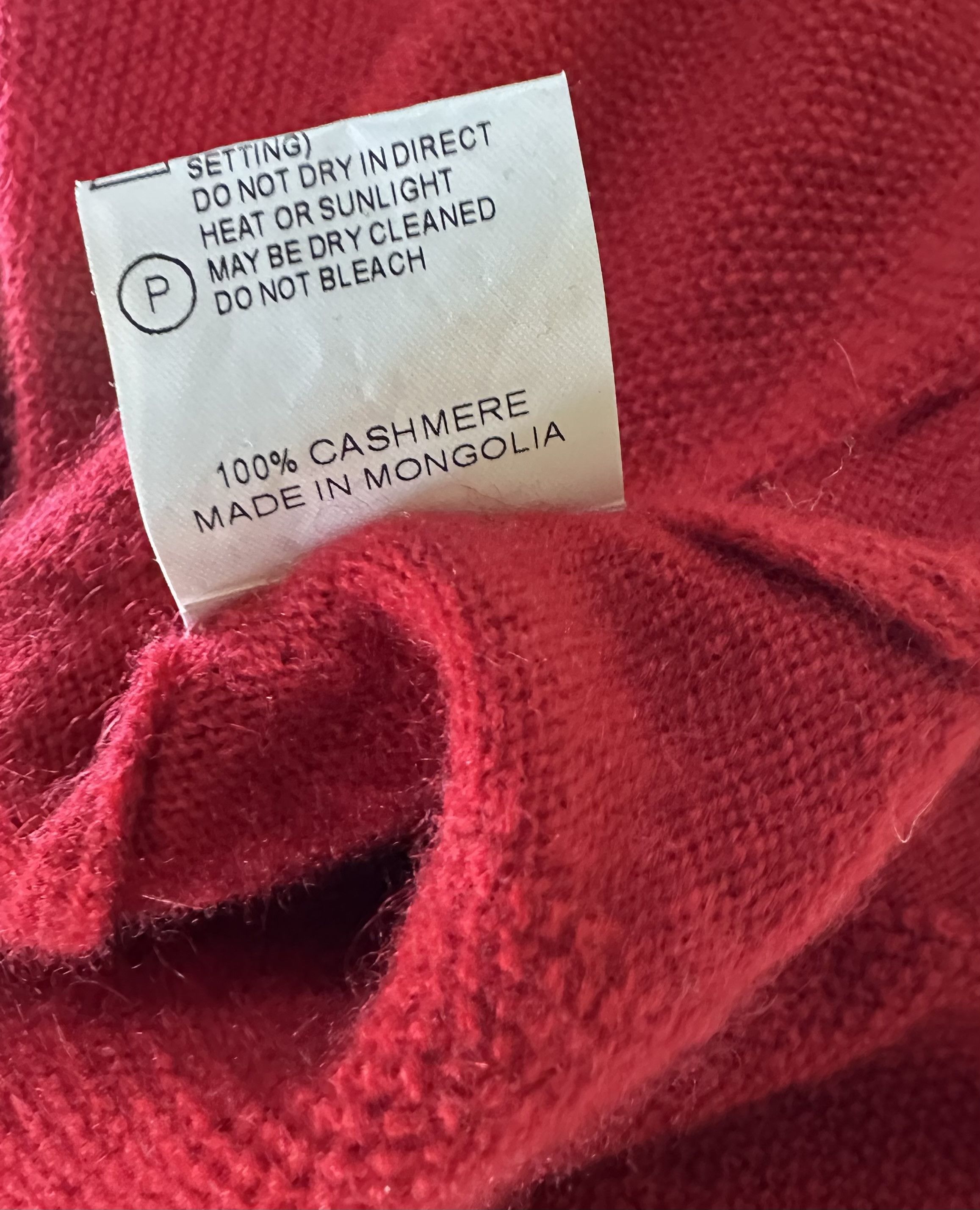Other Red Cashmere Dress Size M / US 6-8 / IT 42-44 - 7 Thumbnail