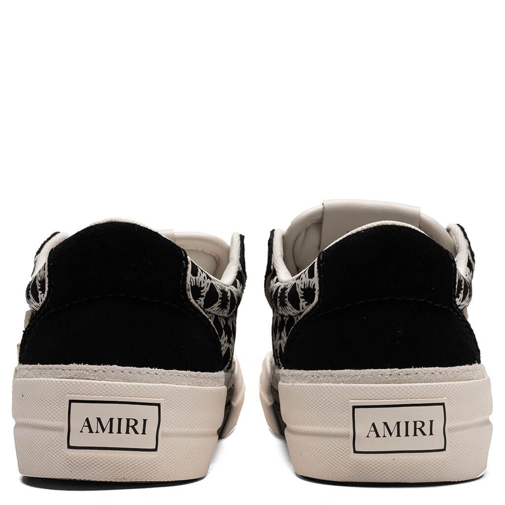 Amiri o1s1wg110526 MA Quad Sunset Skate Sneakers in Black/Ivory Size US 12 / EU 45 - 4 Thumbnail