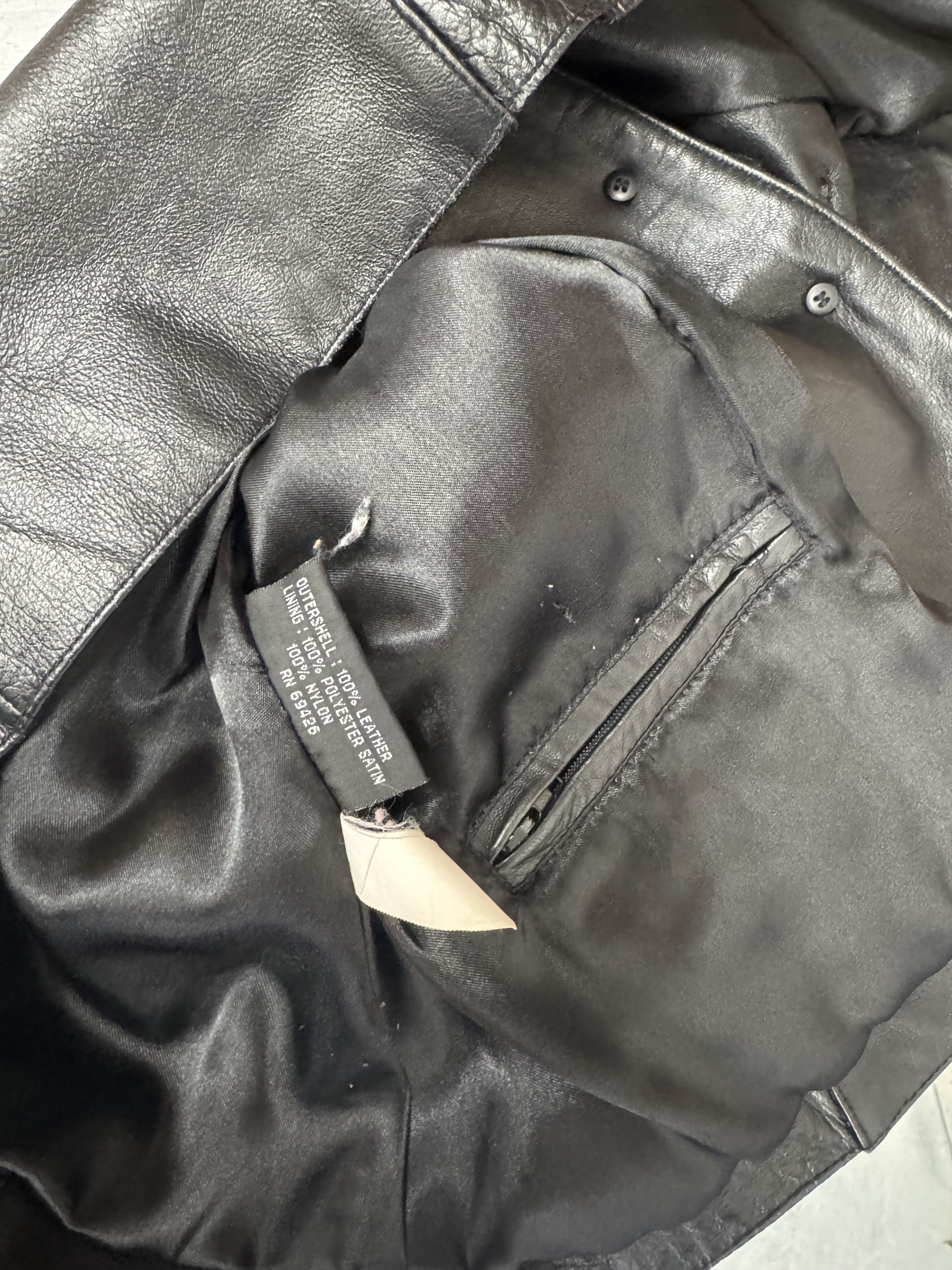 Wilsons Leather Y2K Leather Blazer Size S / US 4 / IT 40 - 3 Thumbnail