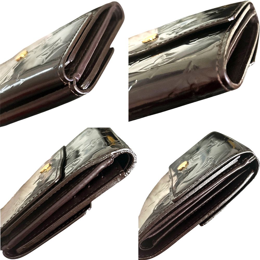 Louis Vuitton Louis Vuitton Elise Monogram Vernis Patent Leather Wallet Size ONE SIZE - 8 Thumbnail