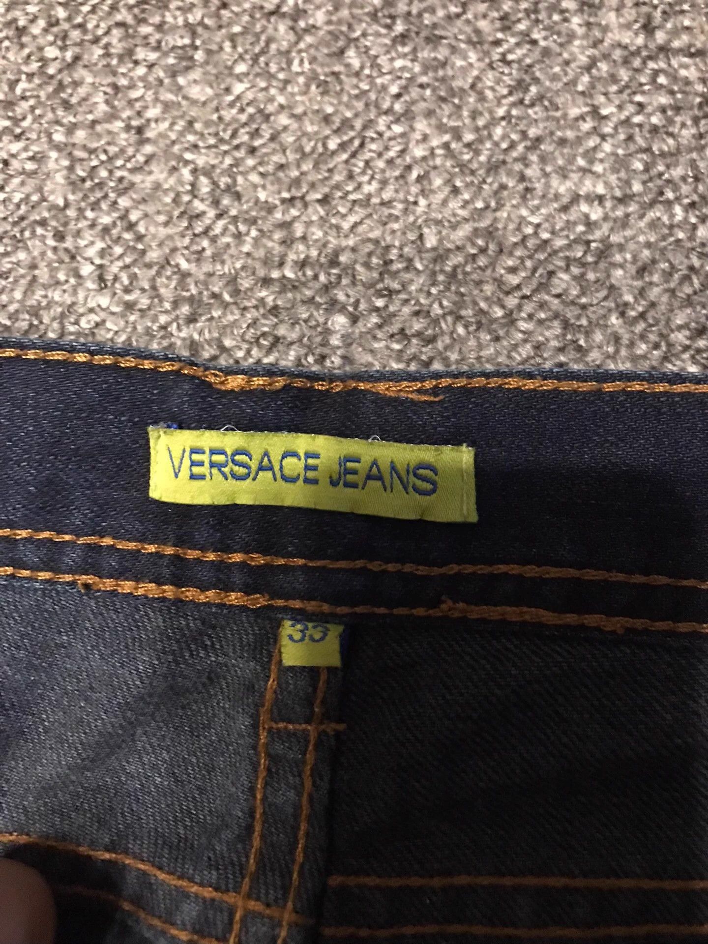 Versace Versace Jeans Heavy Rivet Straight 33 Near New Size US 33 - 5 Thumbnail