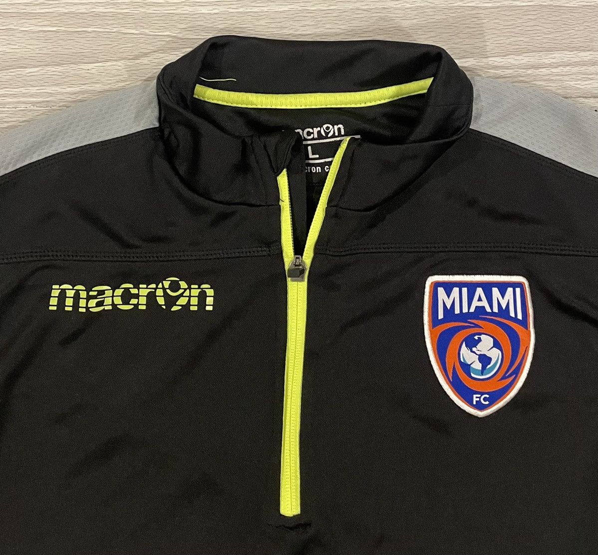 Macron Macron Miami FC Soccer Jersey Jacket MLS USL Mens Size Large Size US L / EU 52-54 / 3 - 2 Thumbnail