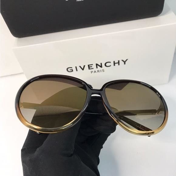 Givenchy 💯 Givenchy Brown Gradient Oval Ladies Sunglasses GV 7180/S Size ONE SIZE - 10 Thumbnail