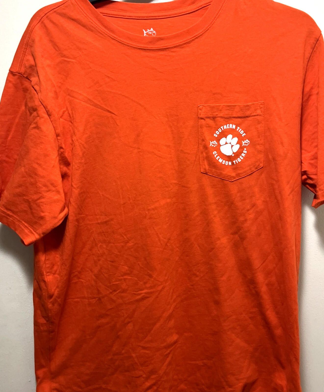 Southern Tide Medium Clemson Tigers Southern Tide Pocket T Shirt Tee Size US M / EU 48-50 / 2 - 1 Thumbnail