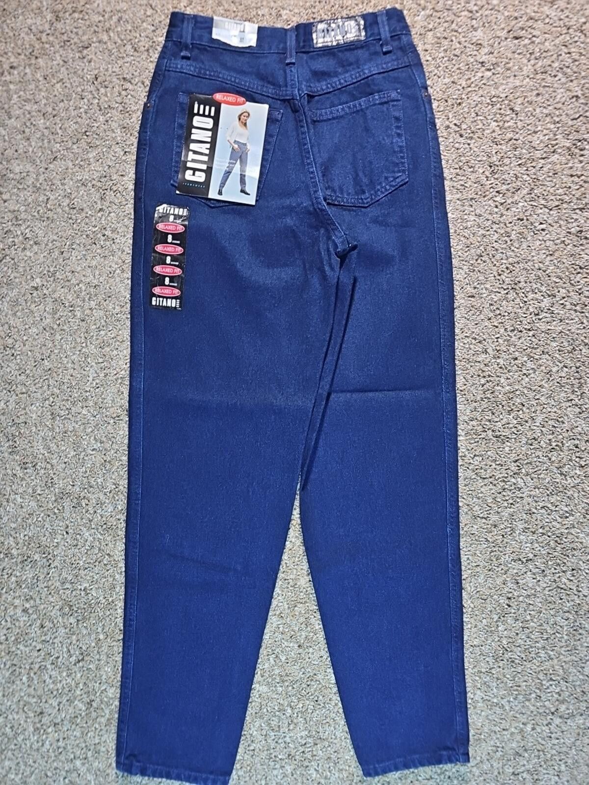 Other Gitano Relaxed Fit Sz 8 Average Jeans Blue NWT NWD Size 30" / US 8 / IT 44 - 8 Thumbnail