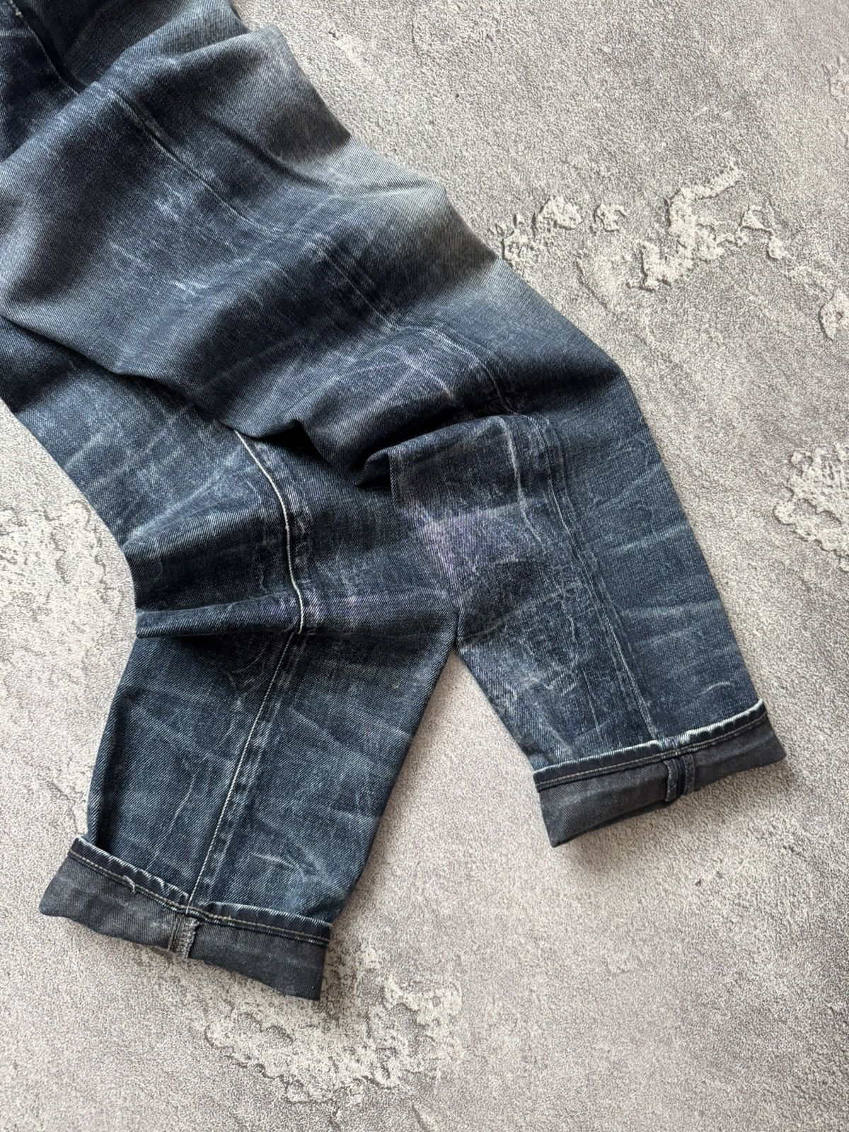 G-Star G star raw 30/32 3301 tapered washed denim pant trouser jean Size US 32 / EU 48 - 14 Thumbnail