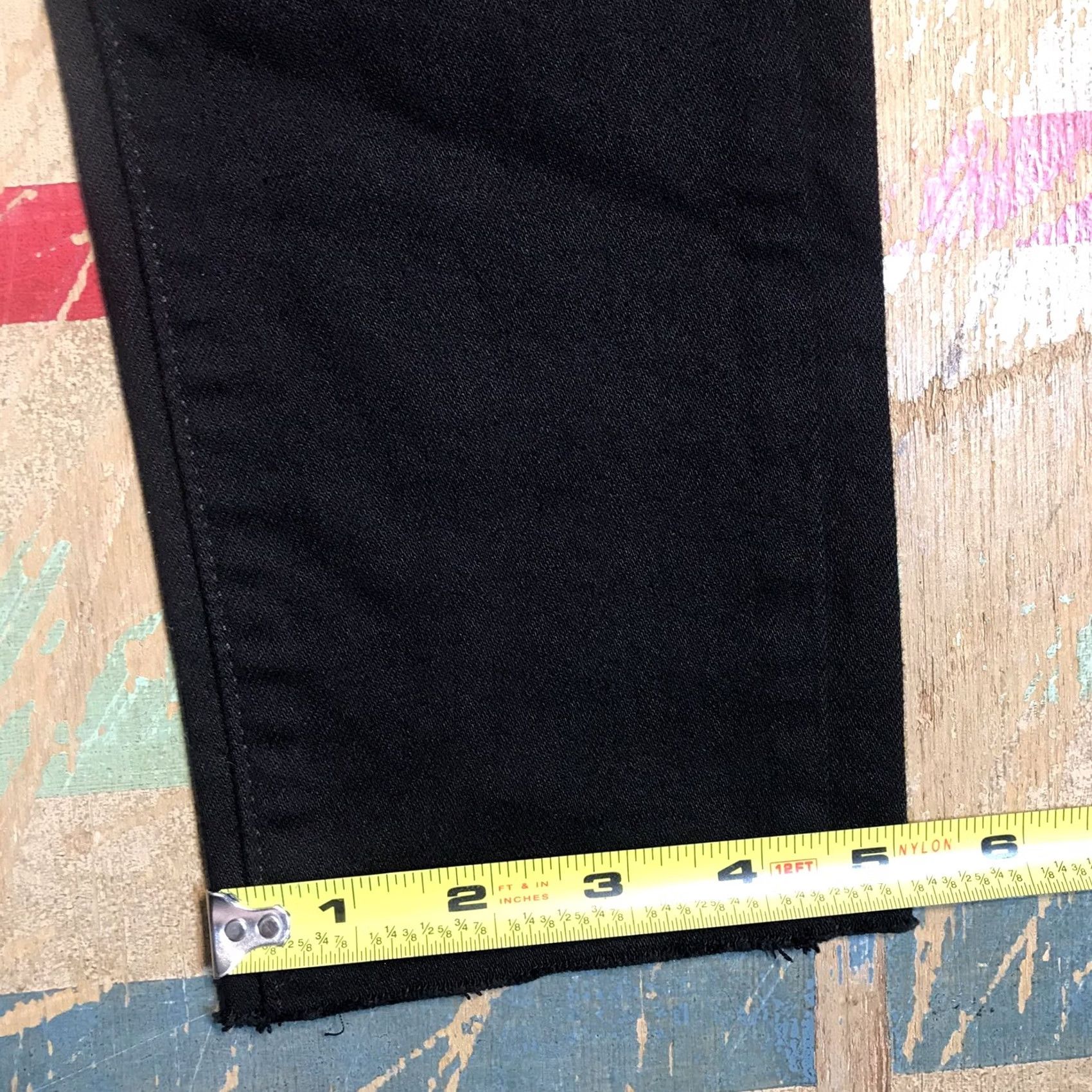 Levi's Levi's Jeans Skinny Black 90s Bohemian College Slim Stretch 5-Pocket Womens Regular 24 x 25.5 Inseam Size 42" / US 20 - 7 Thumbnail
