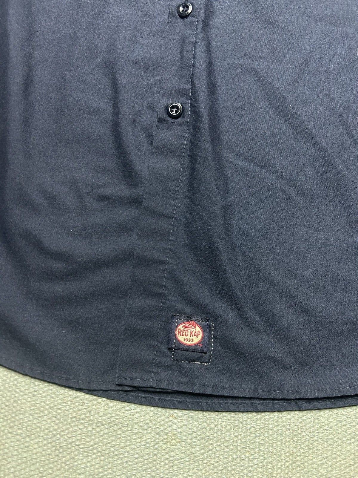 Vintage Red Kap button shirt 2 tone mechanic technician uniform L Size US L / EU 52-54 / 3 - 2 Thumbnail