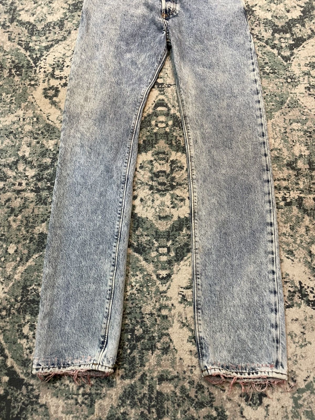 Diesel Diesel Made in Italy Faded Blue Wash Regular Slim Jeans Size US 29 - 6 Thumbnail