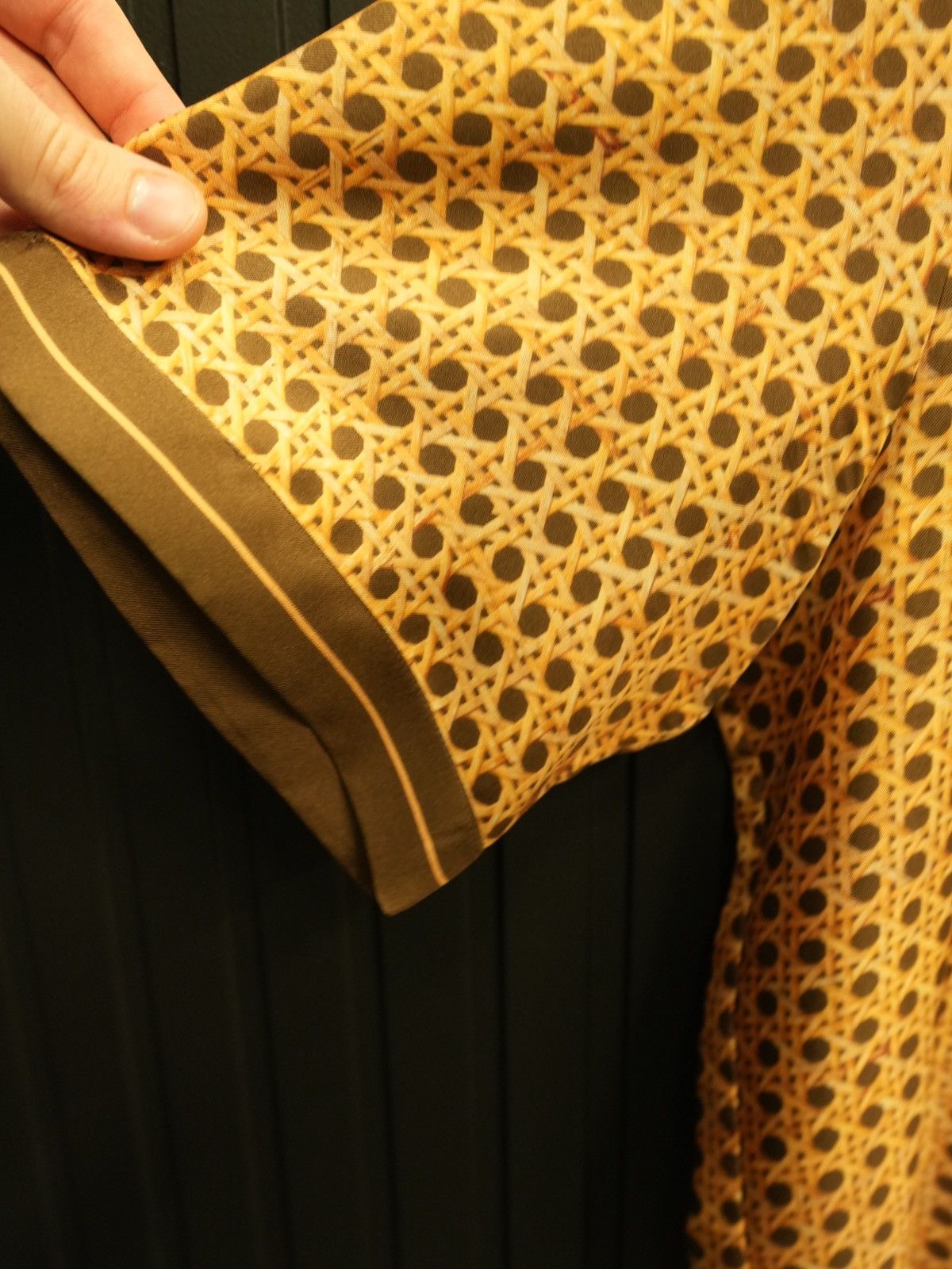 Amiri Amiri Weave Pattern Silk Shirt Size US S / EU 44-46 / 1 - 6 Thumbnail