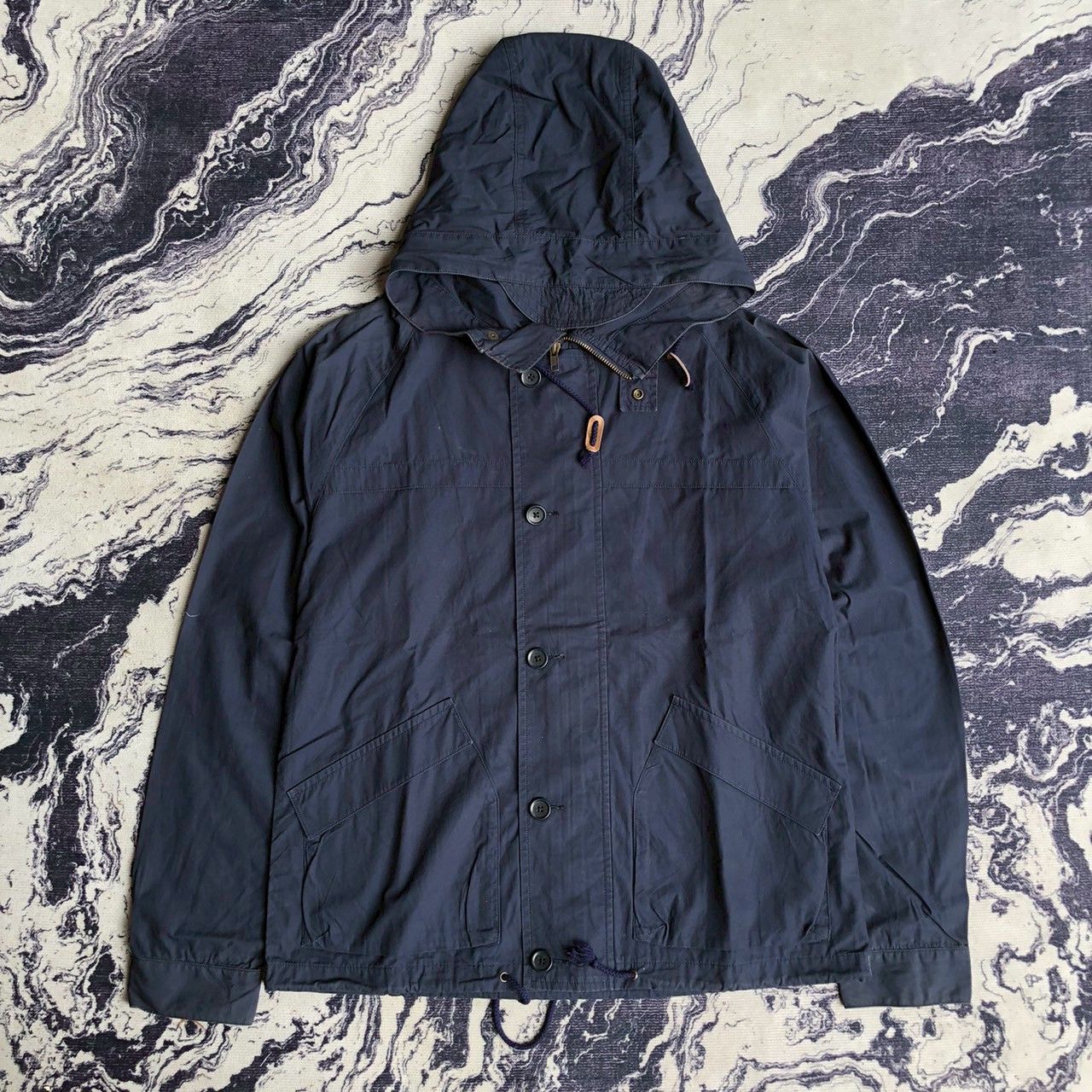 Journal Standard Vintage Y2KJournal Standard Hooded Jacket Navy Size US XL / EU 56 / 4 - 1 Thumbnail
